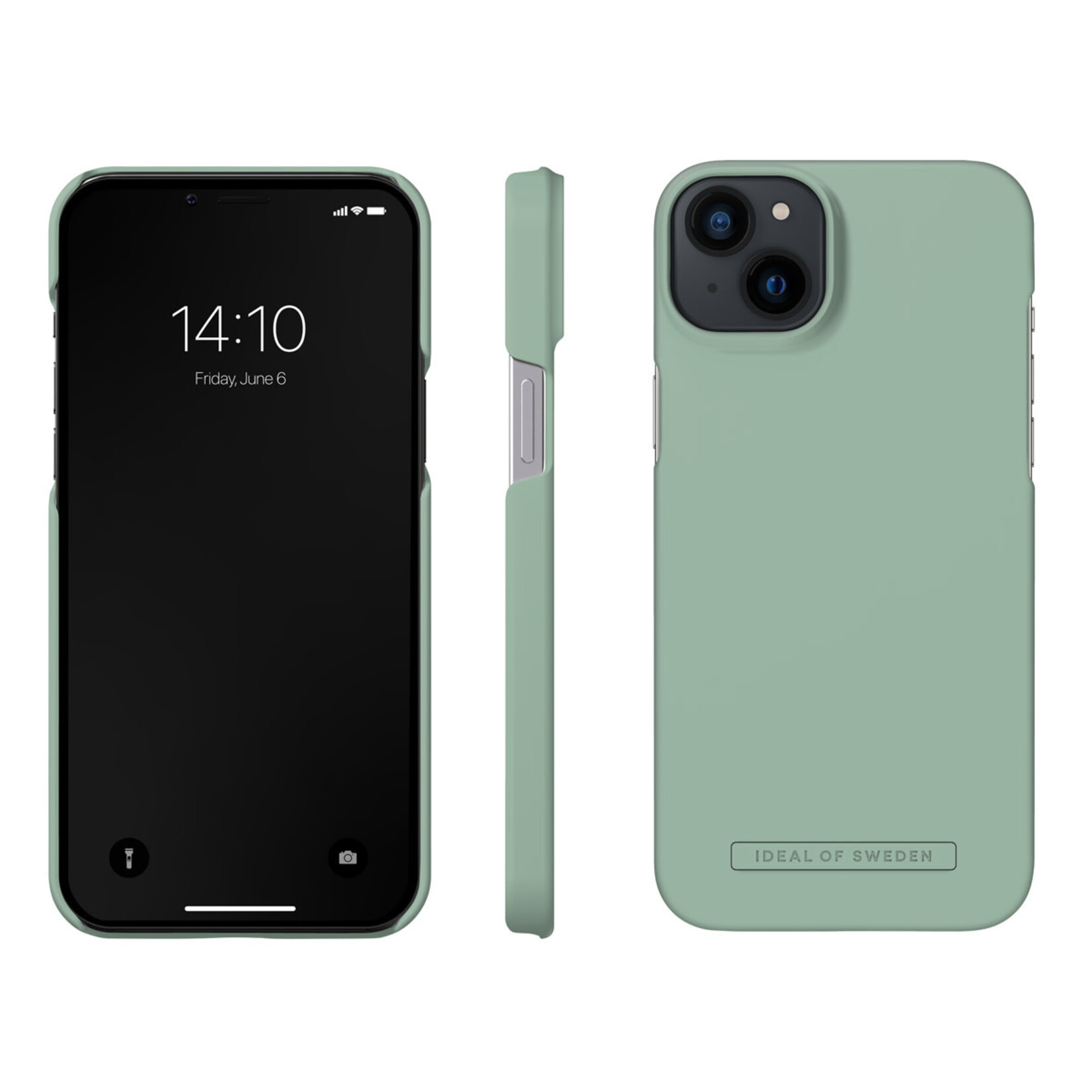 iDeal of Sweden iDeal of Sweden Polycarbonaat Back Cover Smartphonehoesje voor Apple iPhone 14 Plus - Groen - Bescherming van Telefoon