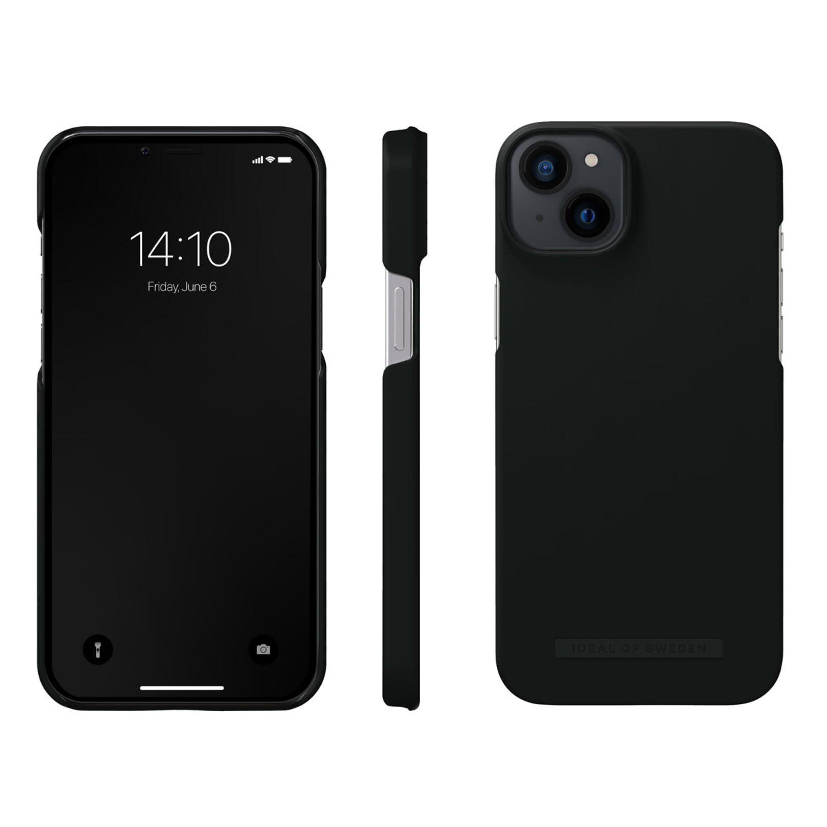 iDeal of Sweden iDeal of Sweden hoesje voor iPhone 14 Plus - Backcover - Seamless Case - Coal Black