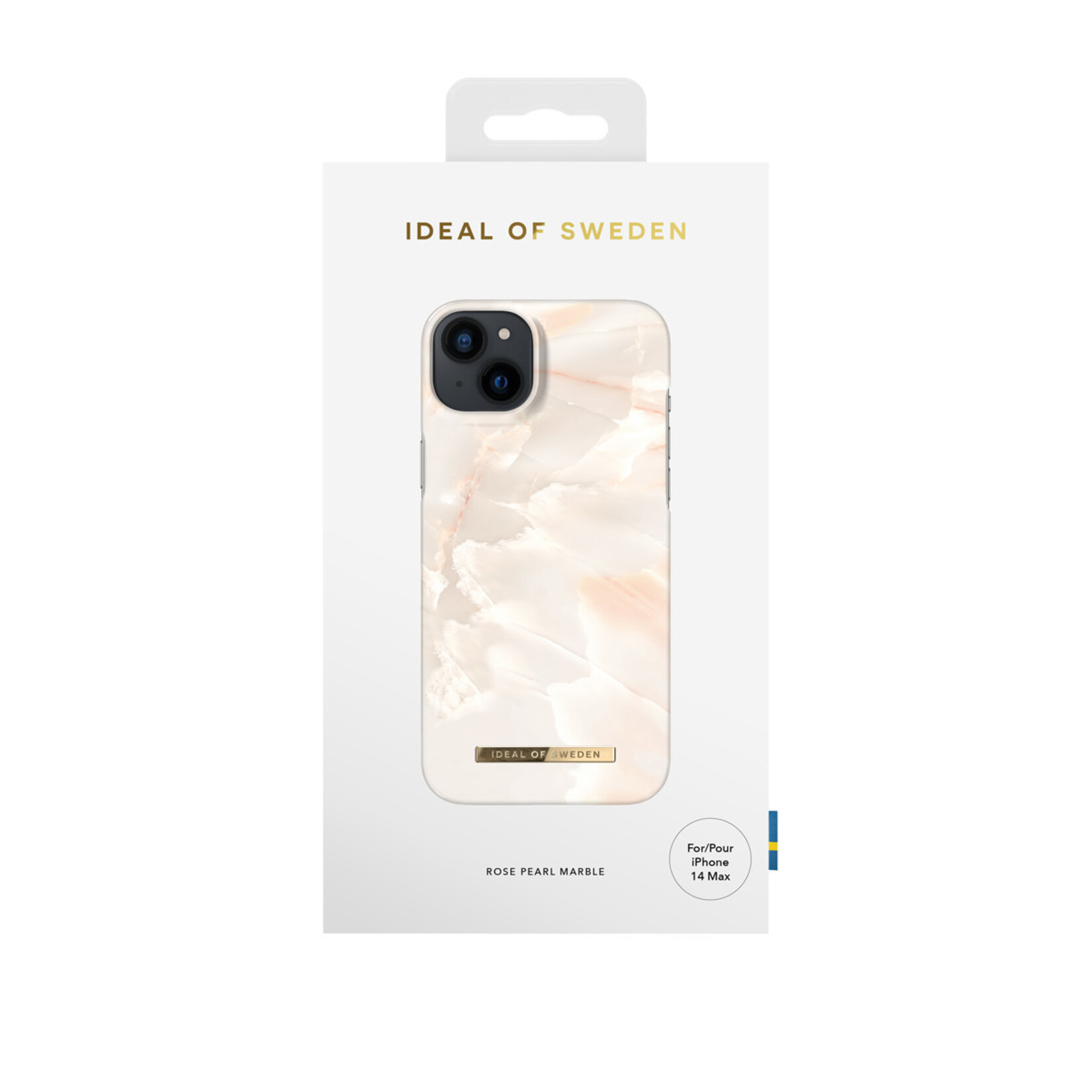 iDeal of Sweden iDeal of Sweden hoesje voor iPhone 14 Plus - Backcover - Fashion Case - Rose Pearl Marble