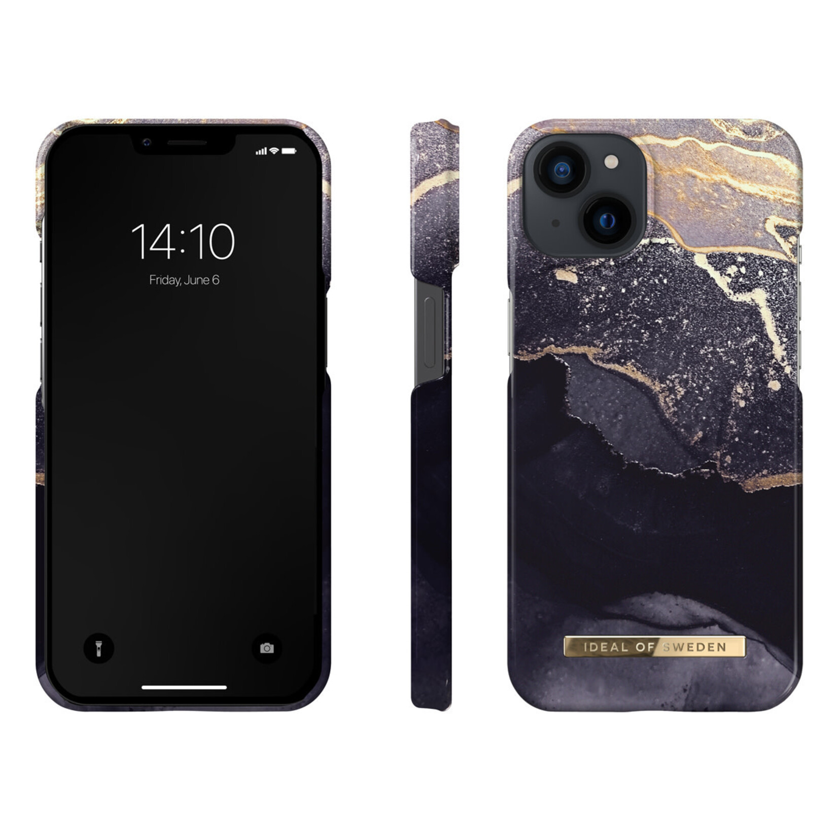 iDeal of Sweden iDeal of Sweden Apple iPhone 14 Twilight Marble Back Cover Telefoonhoesje - Bescherm je Telefoon - Kunststof Materiaal