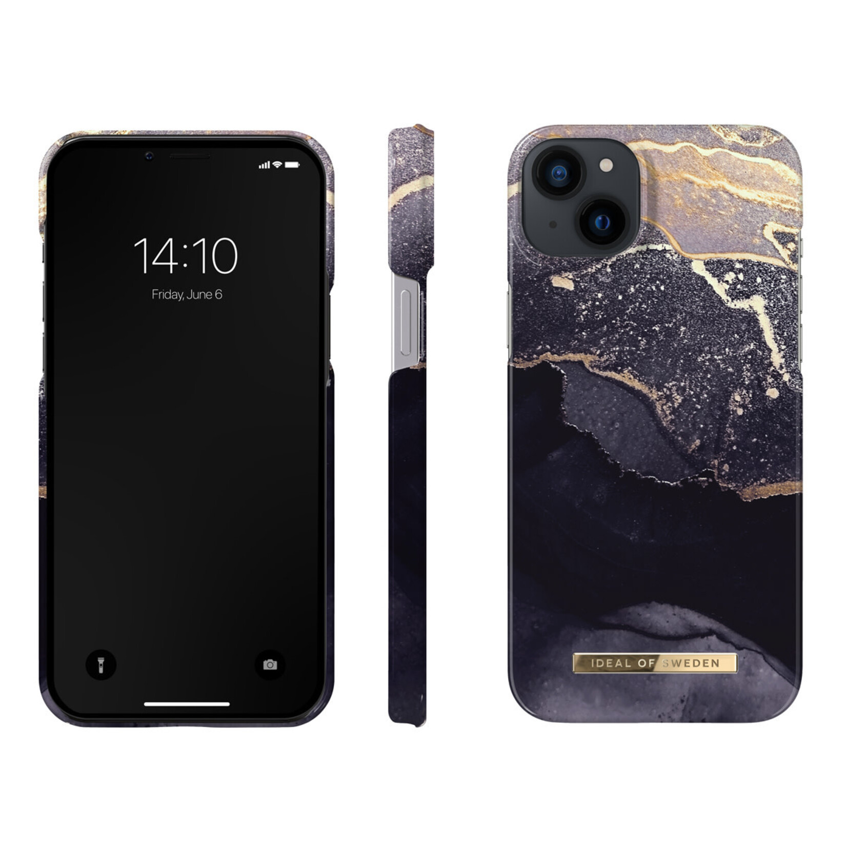 iDeal of Sweden iDeal of Sweden Telefoonhoesje voor Apple iPhone 14 Plus - Twilight Marble Kunststof Back Cover - Bescherm je Telefoon!