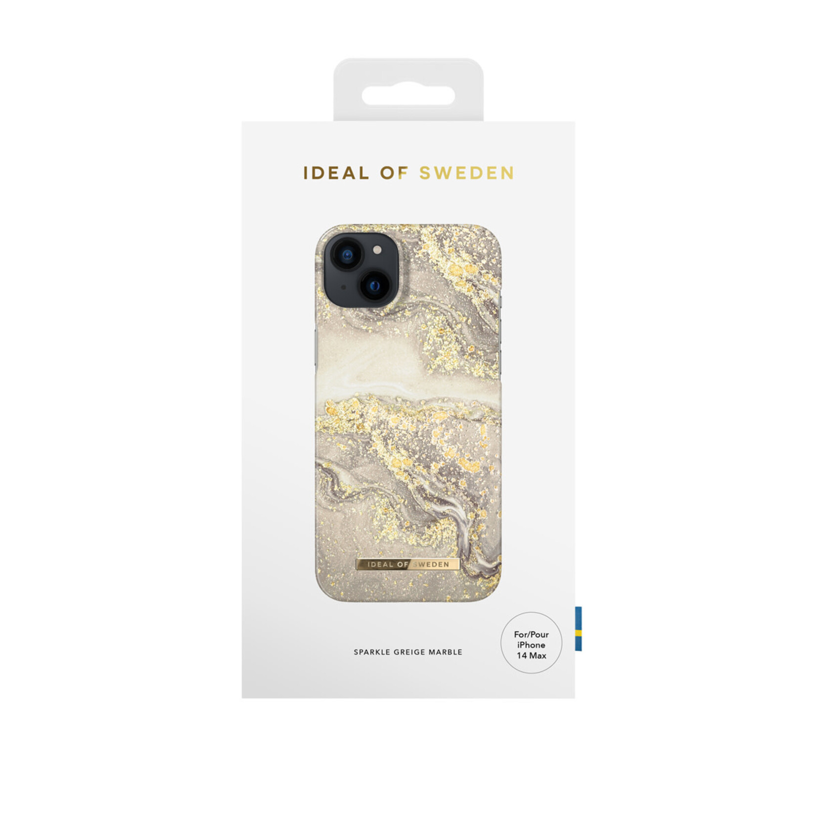 iDeal of Sweden iDeal of Sweden hoesje voor iPhone 14 Plus - Backcover - Fashion Case - Sparkle Greige Marble