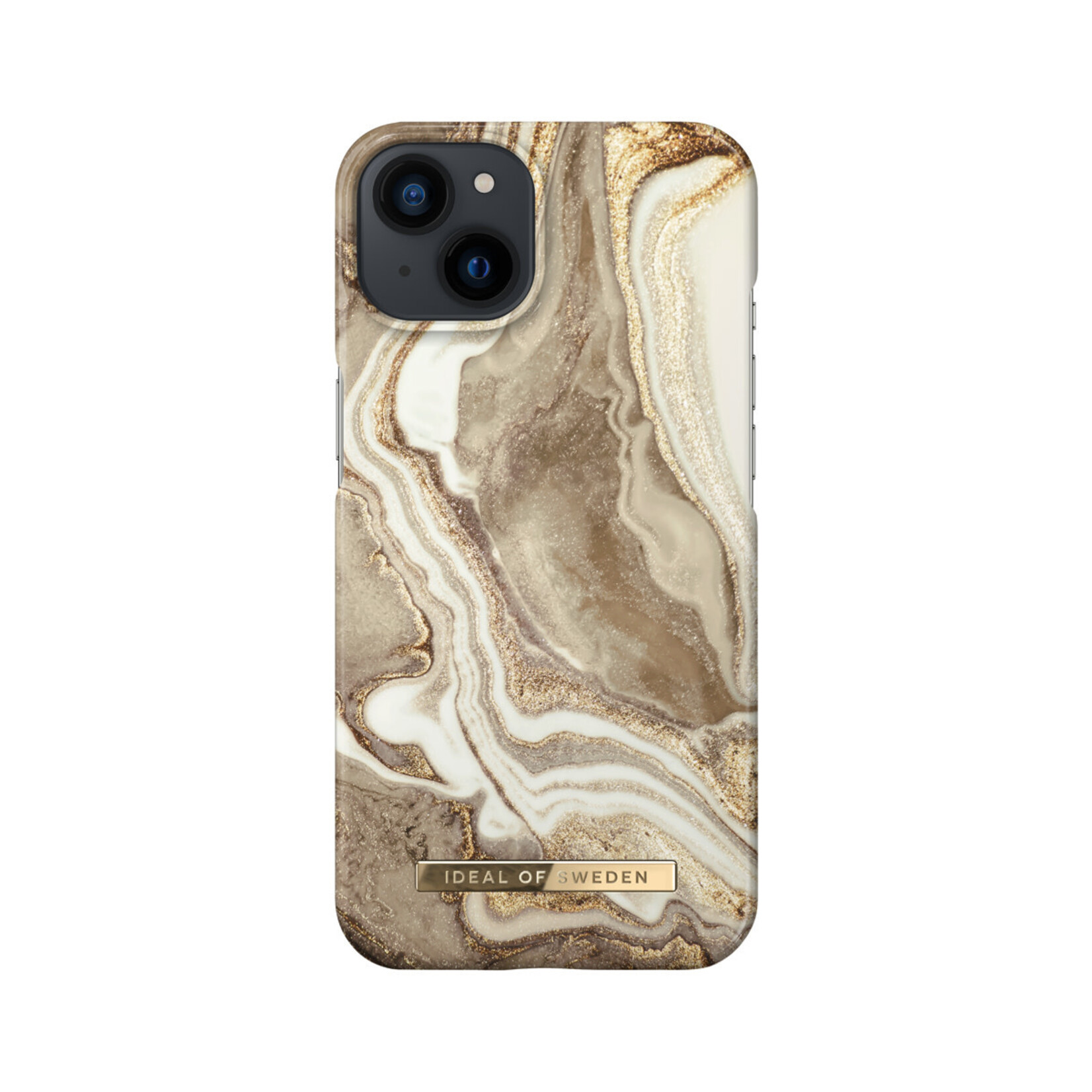 iDeal of Sweden iDeal of Sweden Sand Marble Back Cover Telefoonhoesje voor Apple iPhone 14 | Kunststof | Bescherming van Telefoon