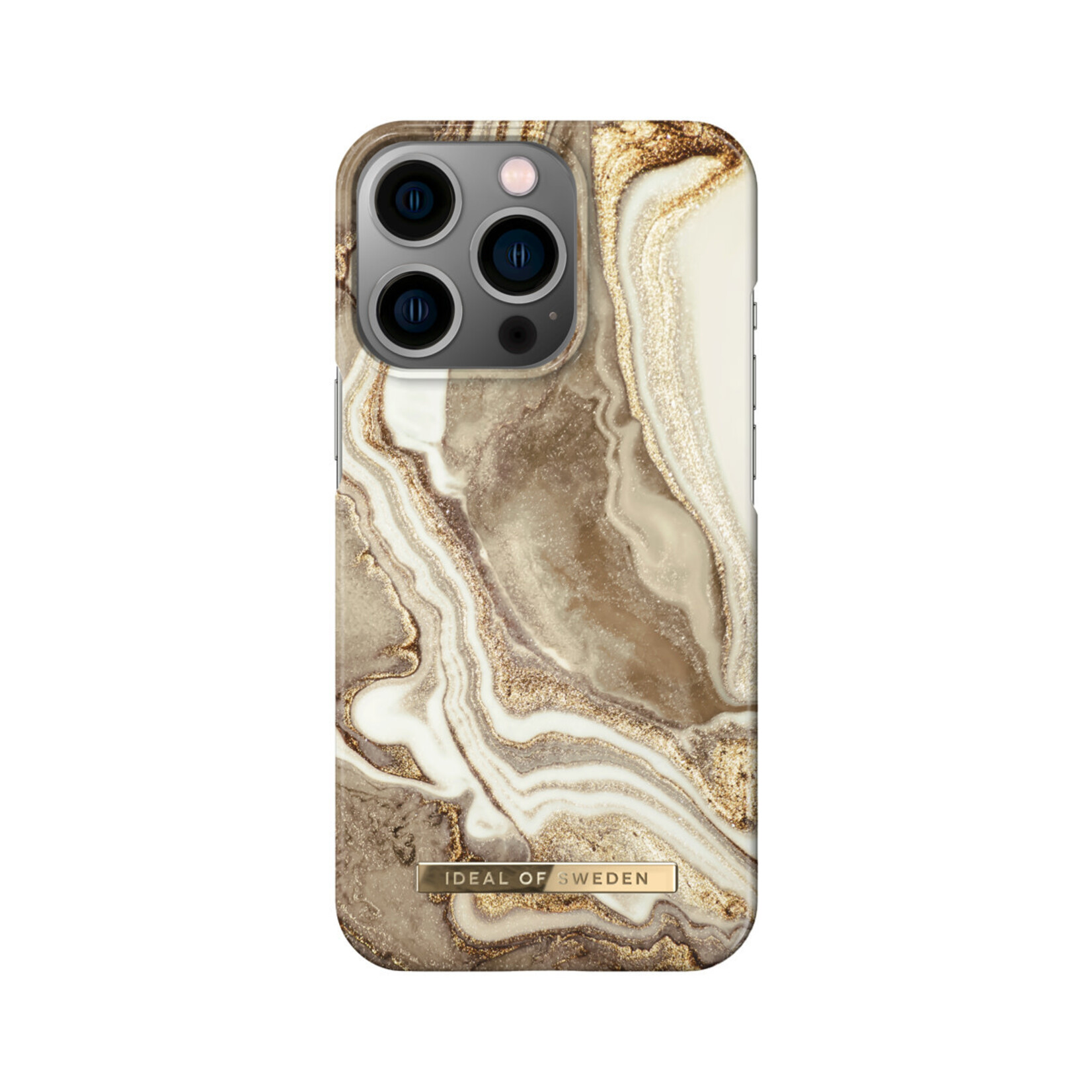 iDeal of Sweden iDeal of Sweden Telefoonhoesje voor Apple iPhone 14 Pro - Sand Marble, Kunststof, Bescherming