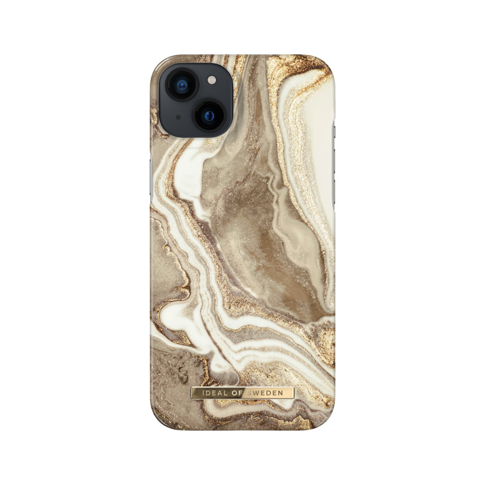 iDeal of Sweden iDeal of Sweden Sand Marble Telefoonhoesje voor Apple iPhone 14 Plus – Bescherm je Telefoon met Kunststof Back Cover