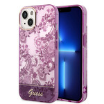 Guess GUESS Telefoonhoesje voor Apple iPhone 14 - Kleur: Roze - Back Cover - TPU Materiaal - Bescherming van Telefoon