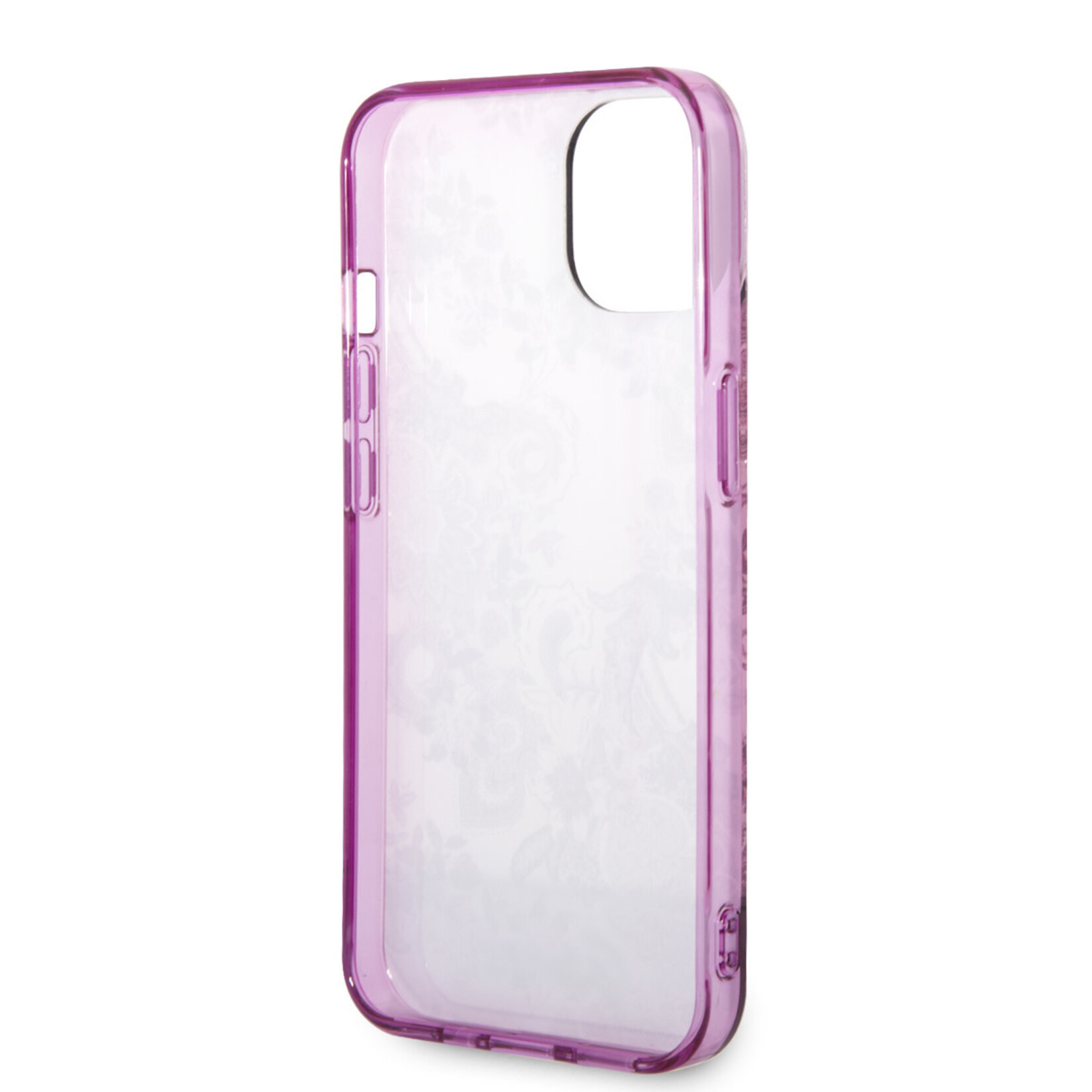 Guess GUESS Telefoonhoesje voor Apple iPhone 14 - Kleur: Roze - Back Cover - TPU Materiaal - Bescherming van Telefoon