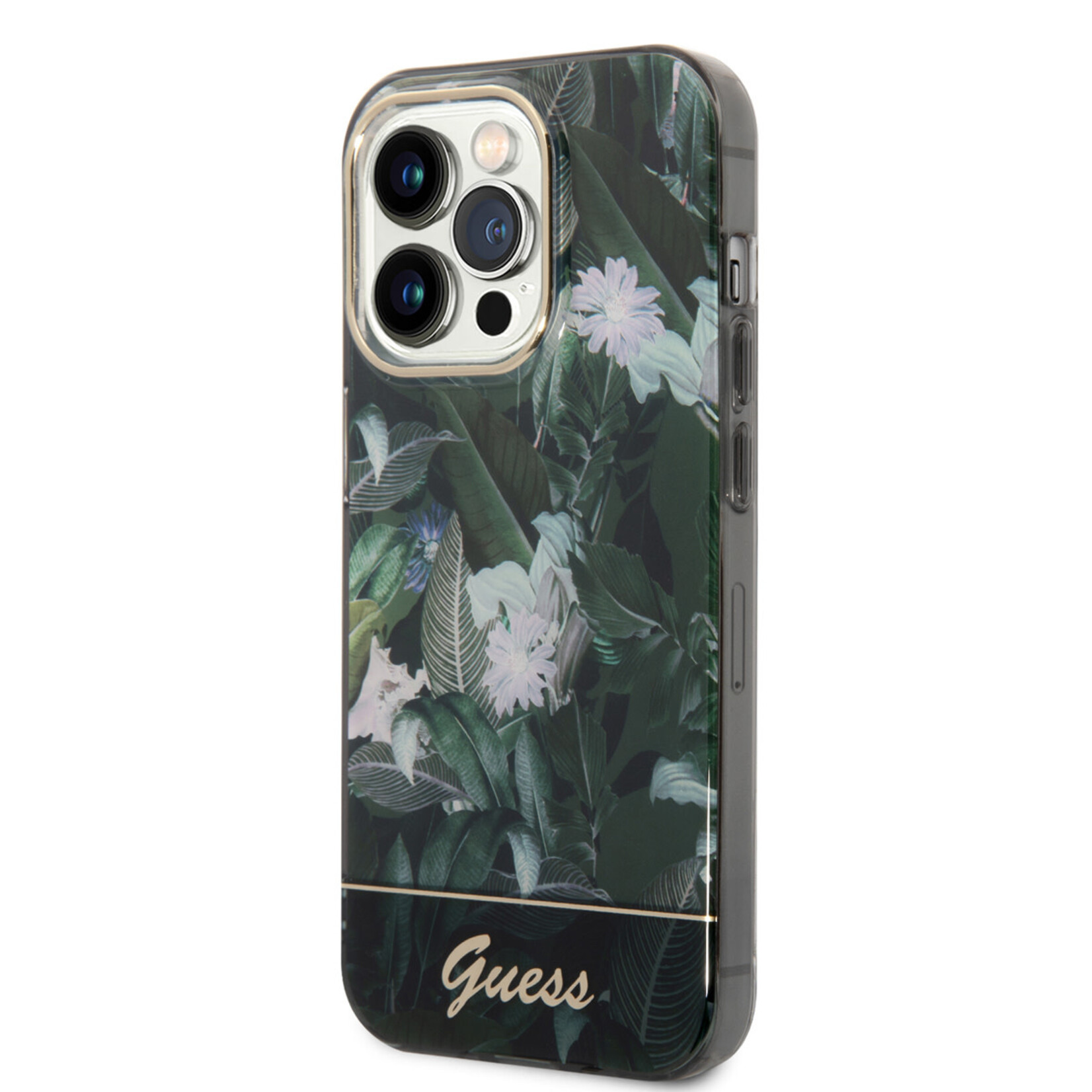 Guess GUESS Apple iPhone 14 Pro Back Cover TPU-hoesje - Groen - Bescherm uw telefoon.