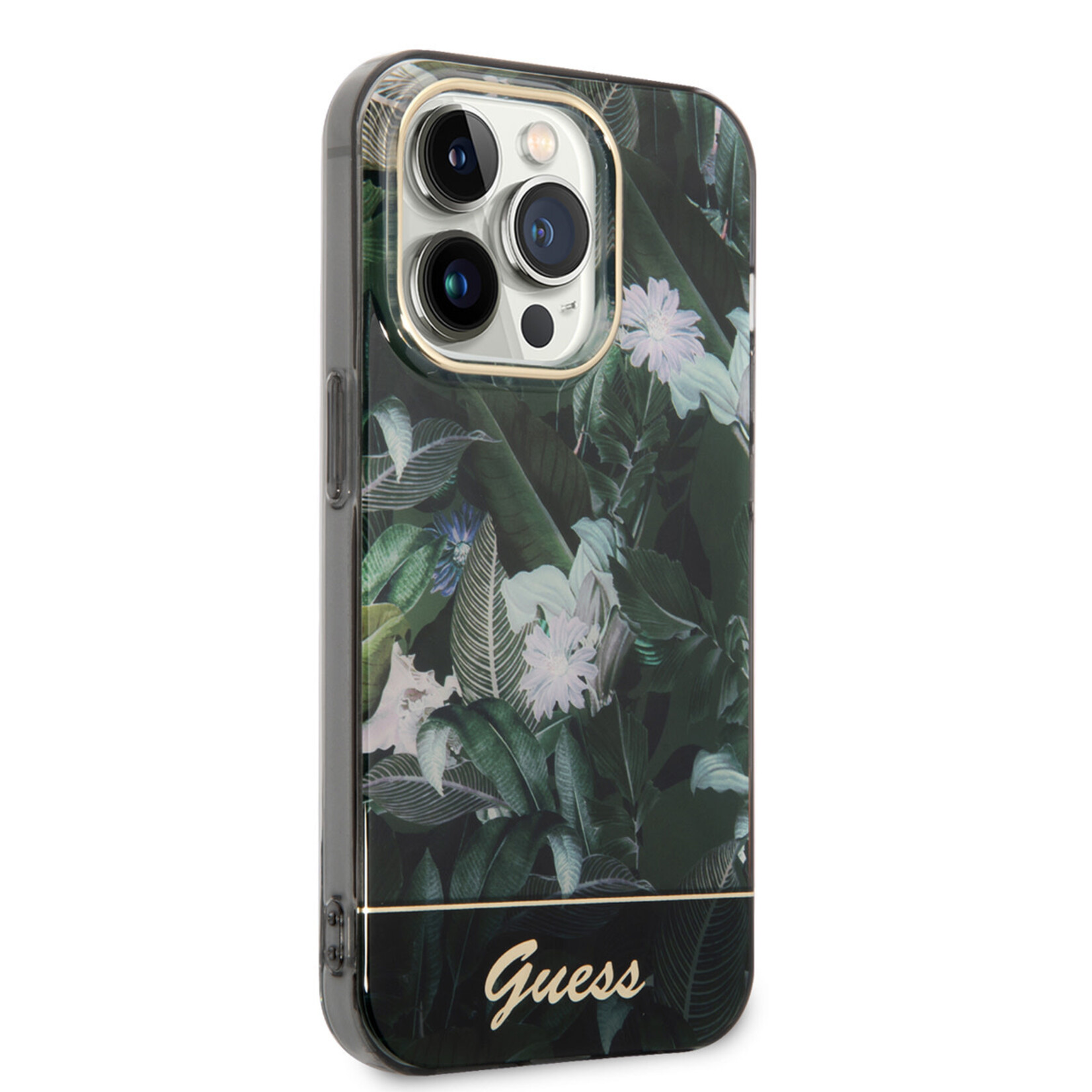 Guess GUESS Apple iPhone 14 Pro Back Cover TPU-hoesje - Groen - Bescherm uw telefoon.