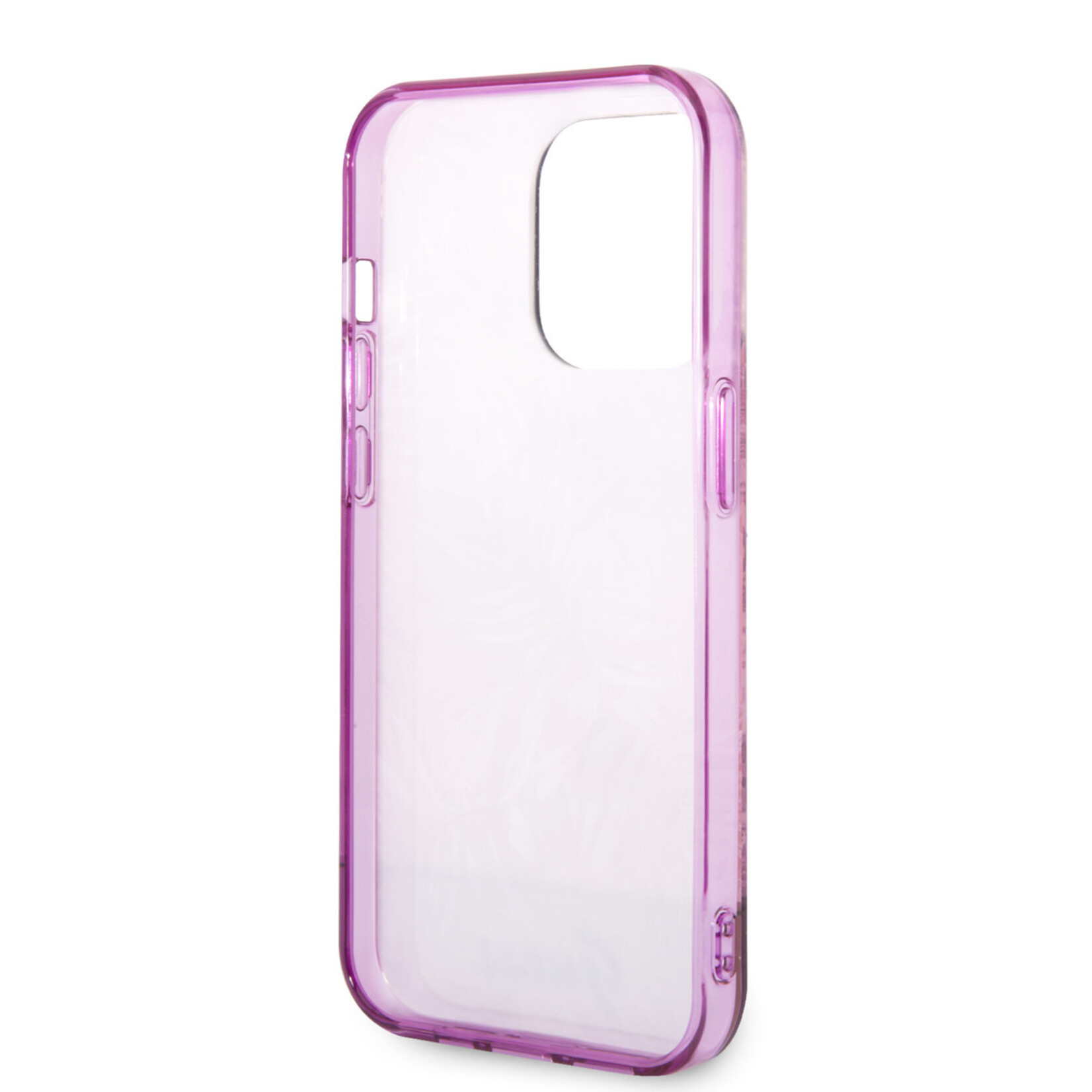 Guess Guess Telefoonhoesje voor Apple iPhone 14 Pro – Roze TPU Back Cover – Bescherm je Telefoon!