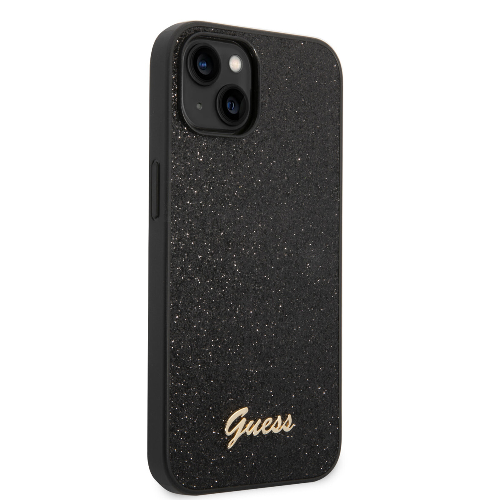 Guess Guess iPhone 14 Back Cover Hoesje - Zwart, Polycarbonaat;TPU, Bescherming van Telefoon.