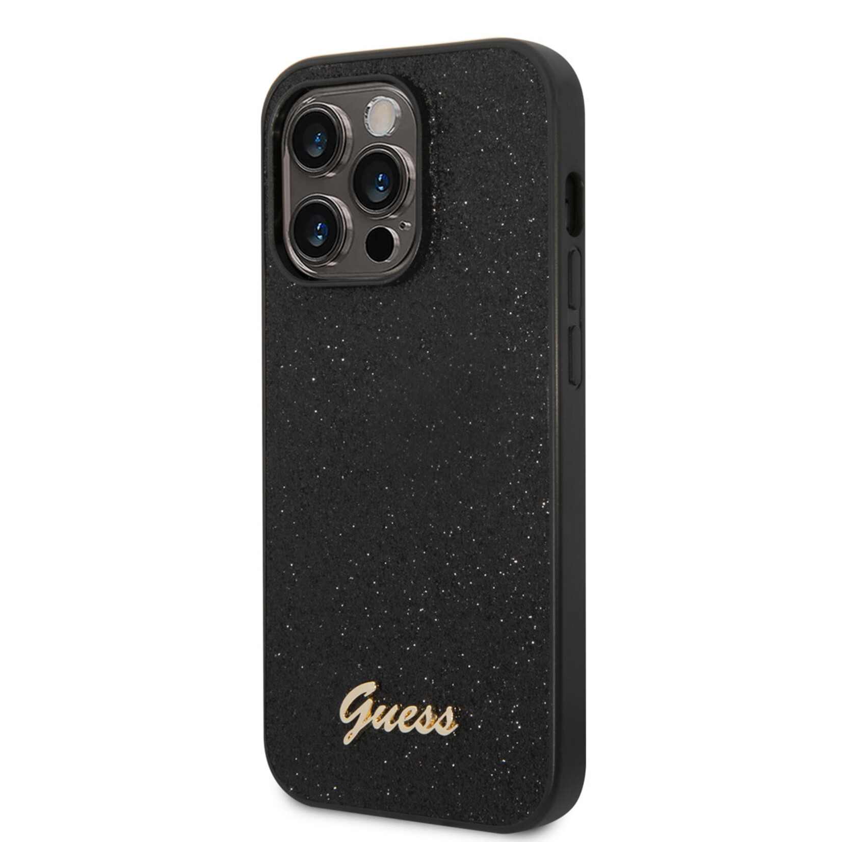 Guess Guess Telefoonhoesje voor Apple iPhone 14 Pro Max - Beschermende Polycarbonaat/TPU-Back Cover in Zwart