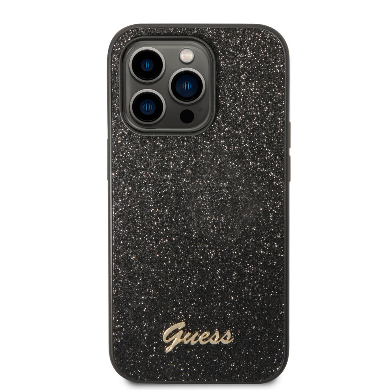 Guess Guess Telefoonhoesje voor Apple iPhone 14 Pro Max - Beschermende Polycarbonaat/TPU-Back Cover in Zwart