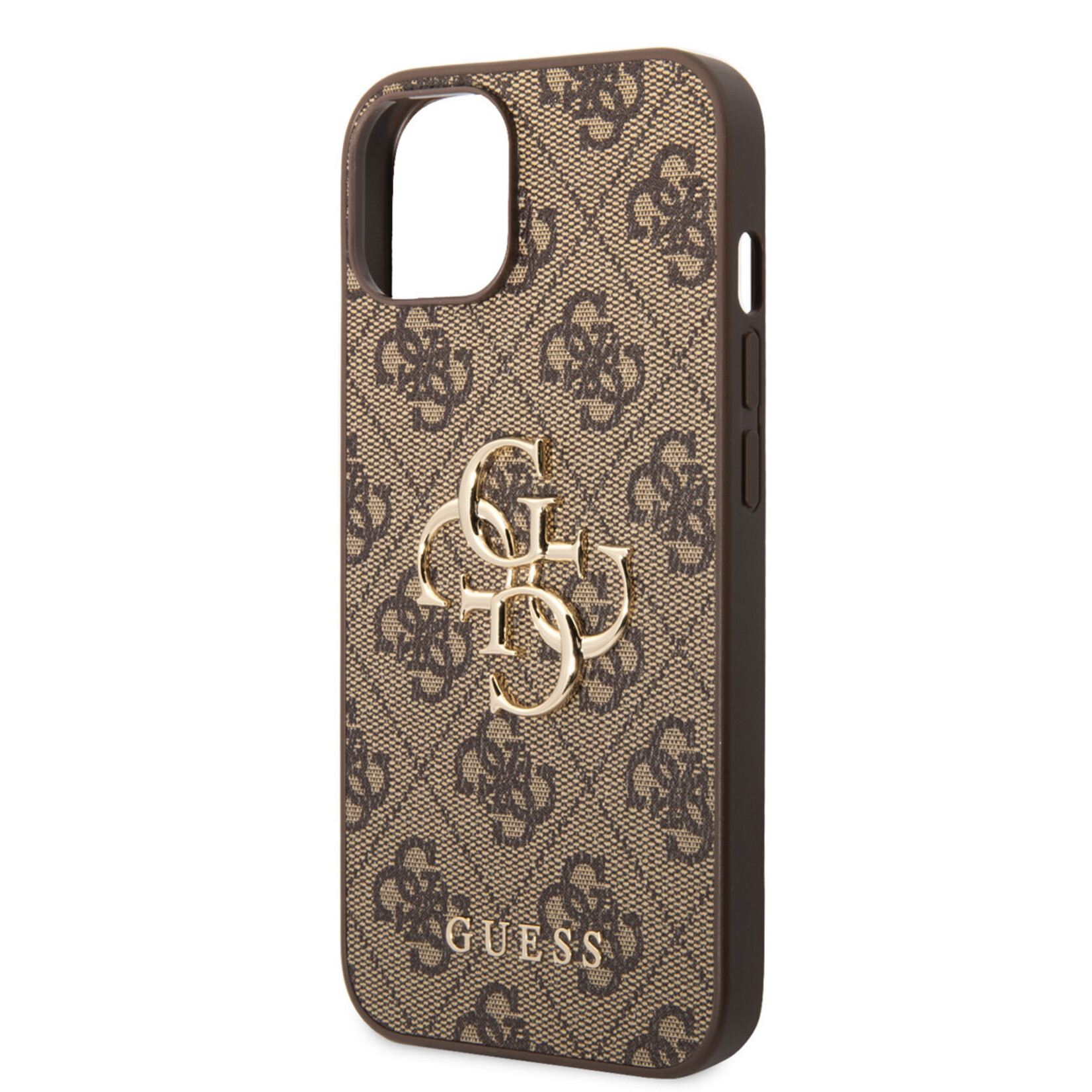 Guess Guess PU Back Cover voor Apple iPhone 14 Plus - Bescherm je Telefoon met Kleur Bruin