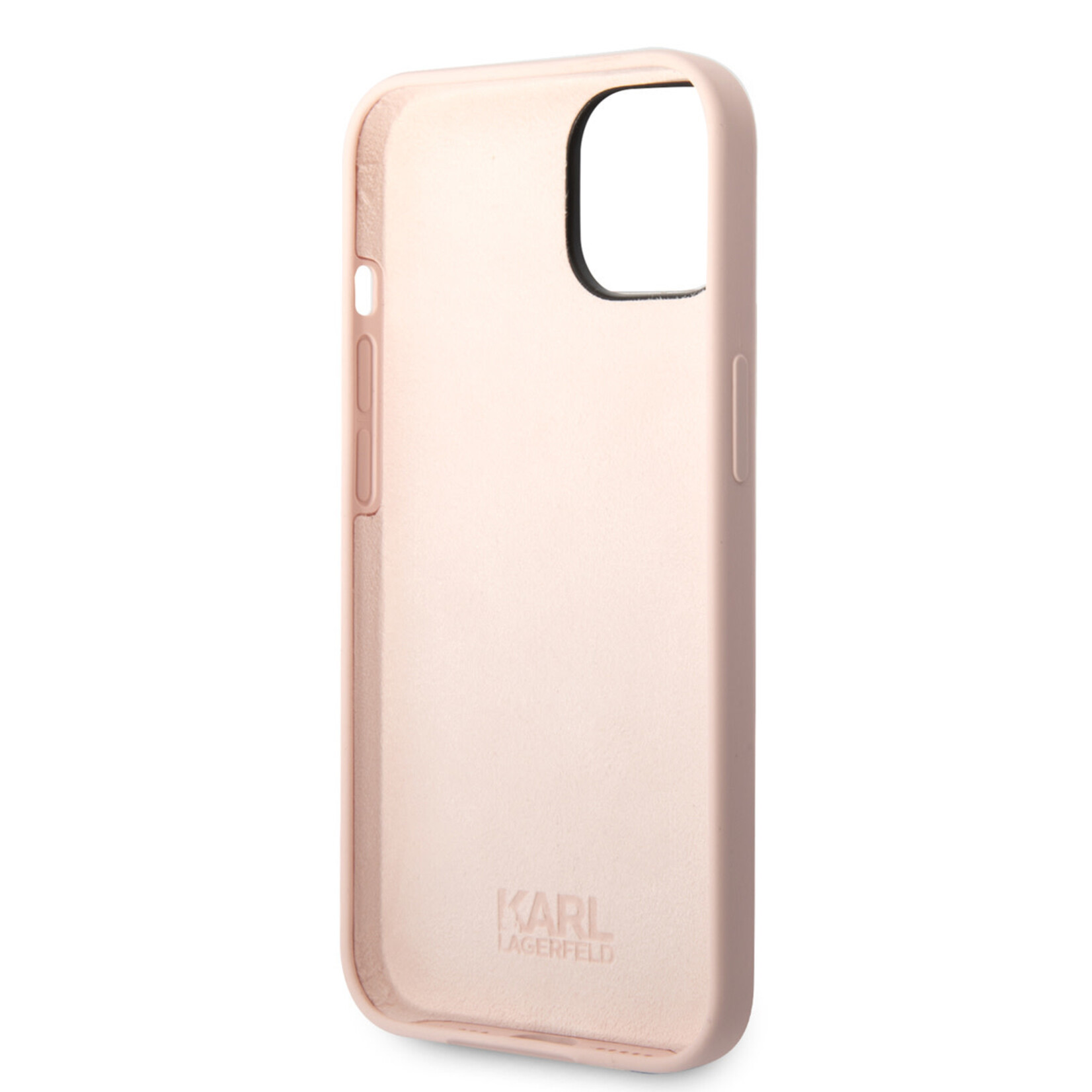 Karl Lagerfeld Karl Lagerfeld Silicone Back Cover Telefoonhoesje voor Apple iPhone 14 Plus - Roze, Bescherming & Comfort