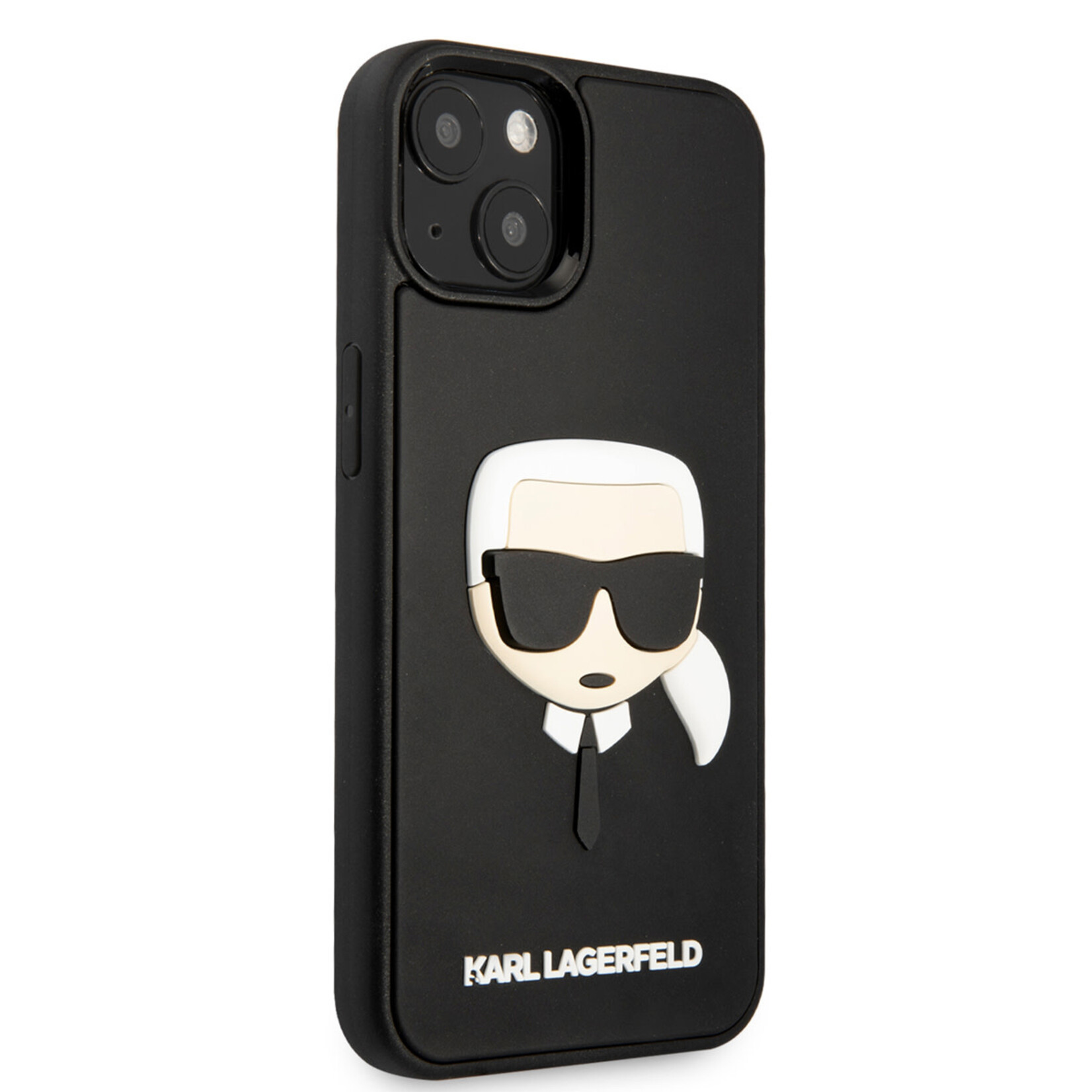 Karl Lagerfeld Karl Lagerfeld Telefoonhoesje voor Apple iPhone 14 Plus – TPU met Zwarte Back Cover – Bescherming voor Telefoon.