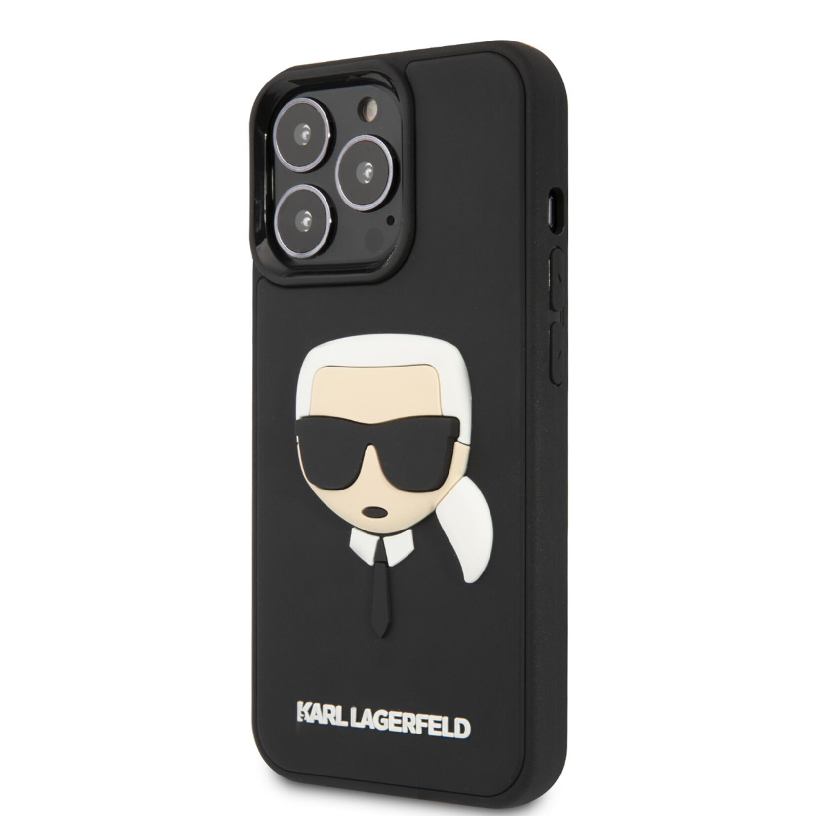 Karl Lagerfeld Karl Lagerfeld Telefoonhoesje voor Apple iPhone 14 Pro - TPU Back Cover - Bescherm je Telefoon - Zwart