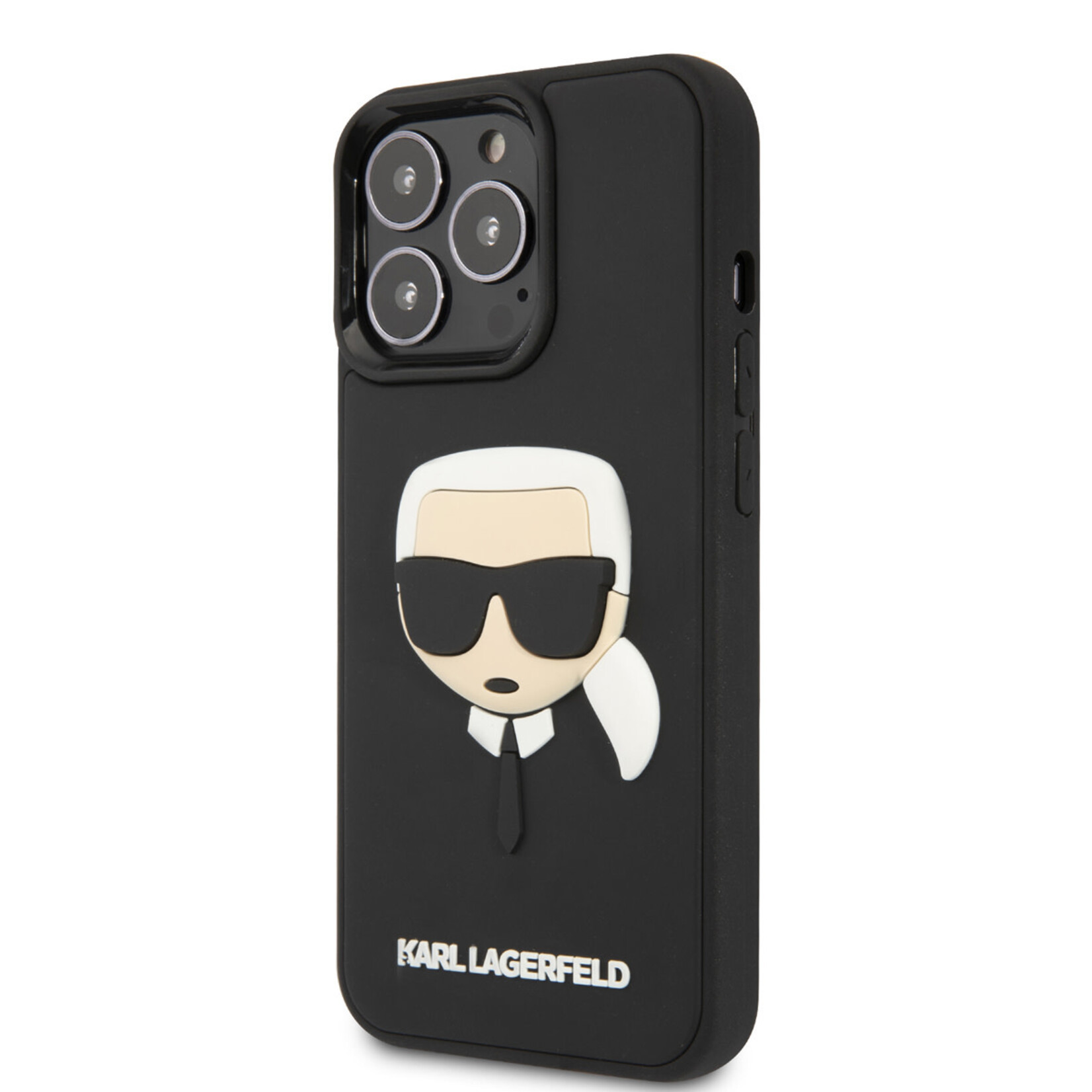 Karl Lagerfeld Karl Lagerfeld iPhone 14 Pro Max TPU Hoesje - Zwart - Bescherm je Telefoon met Back Cover