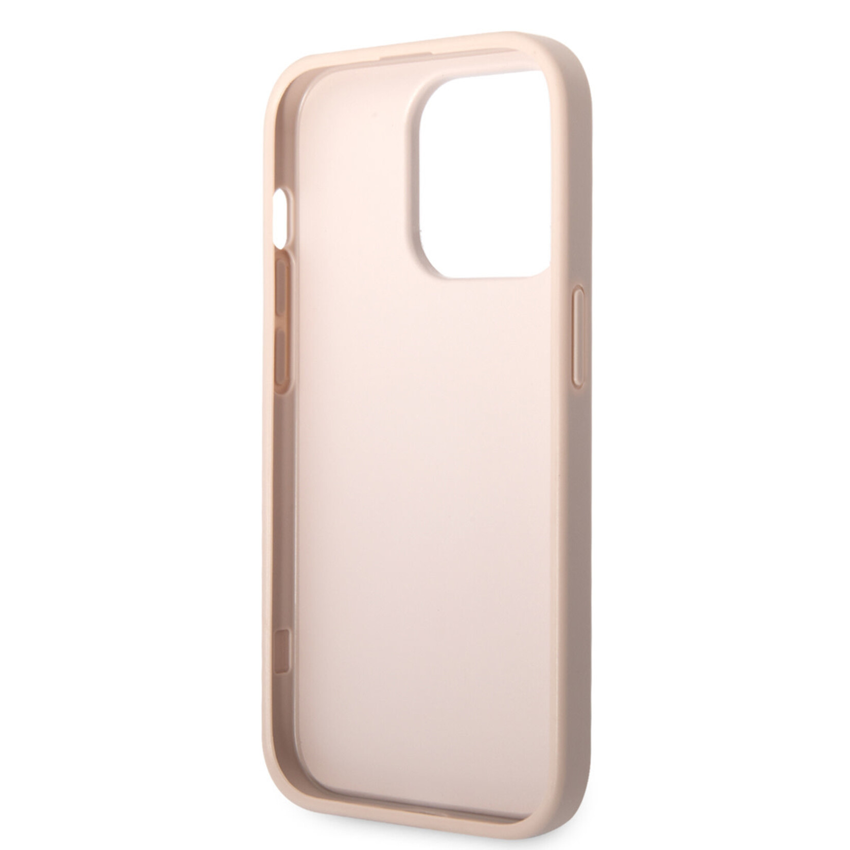 Guess GUESS Telefoonhoesje voor Apple iPhone 14 Pro Max - Back Cover - Pu Materiaal - Roze Kleur - Bescherming van Telefoon