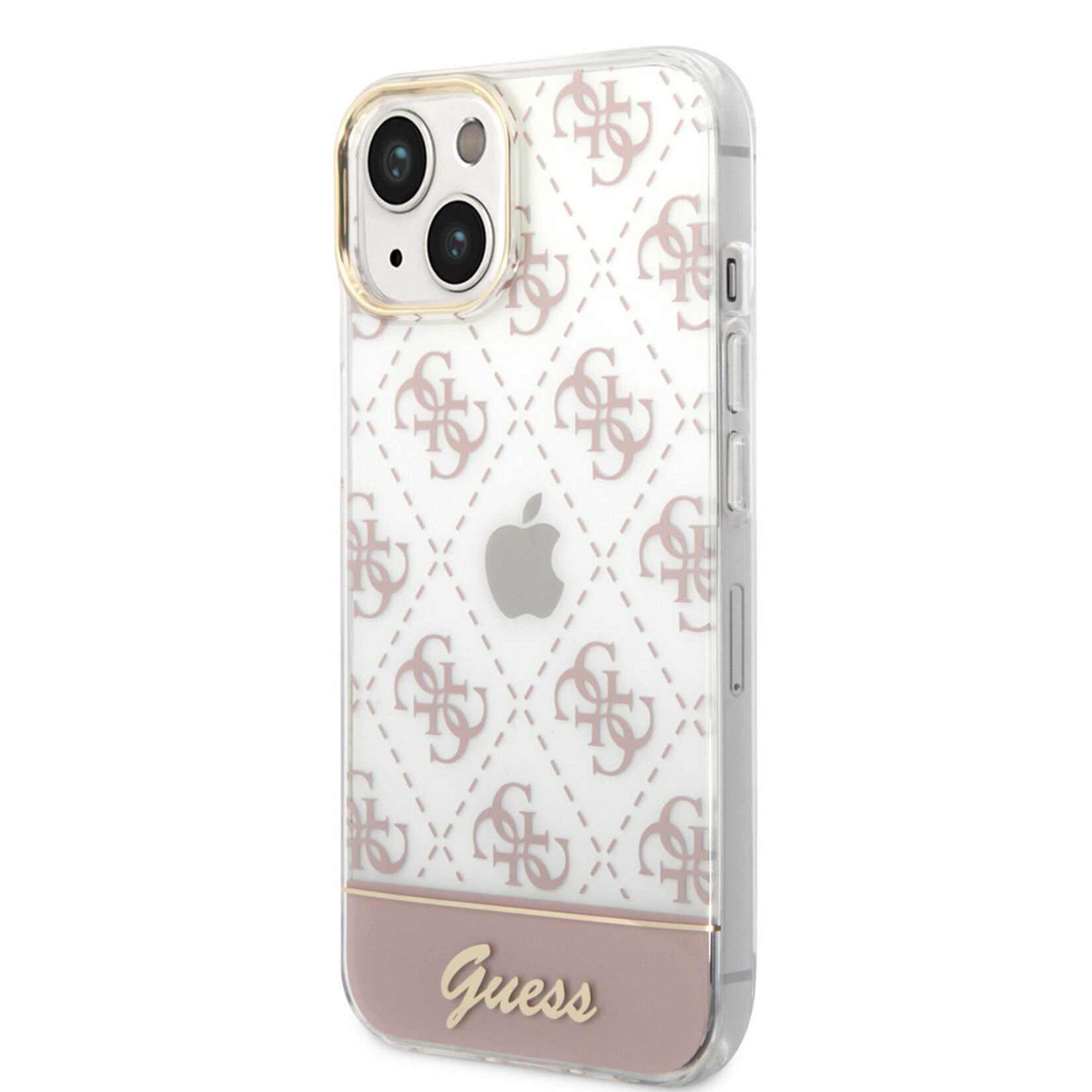 Guess Guess Roze TPU Telefoonhoesje voor Apple iPhone 14 Plus - Bescherm je Telefoon met Back Cover & TPU Materiaal