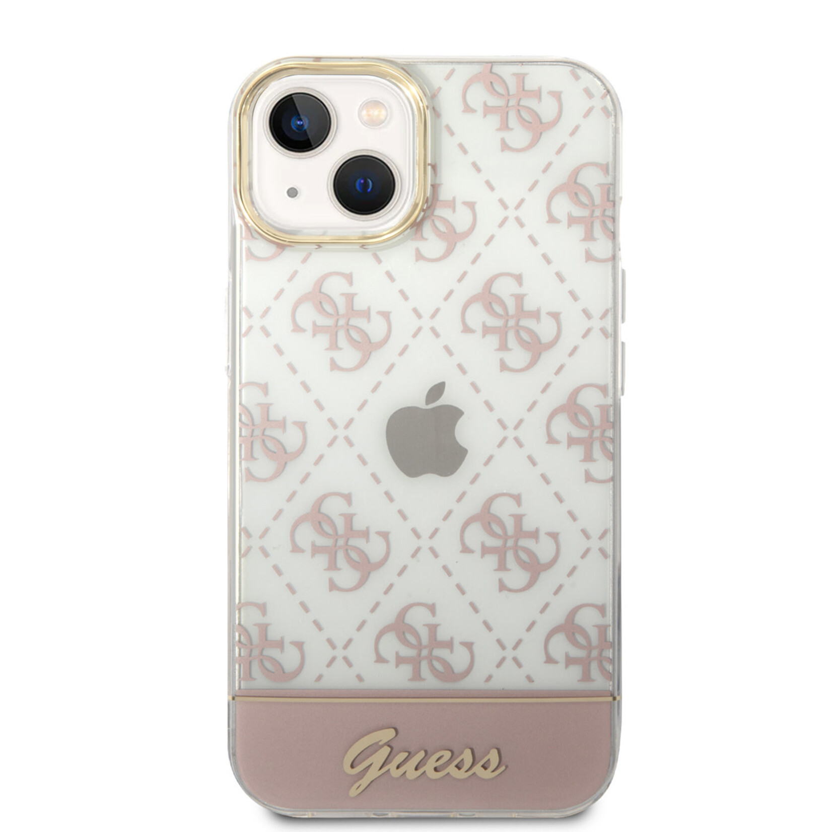 Guess Guess Roze TPU Telefoonhoesje voor Apple iPhone 14 Plus - Bescherm je Telefoon met Back Cover & TPU Materiaal