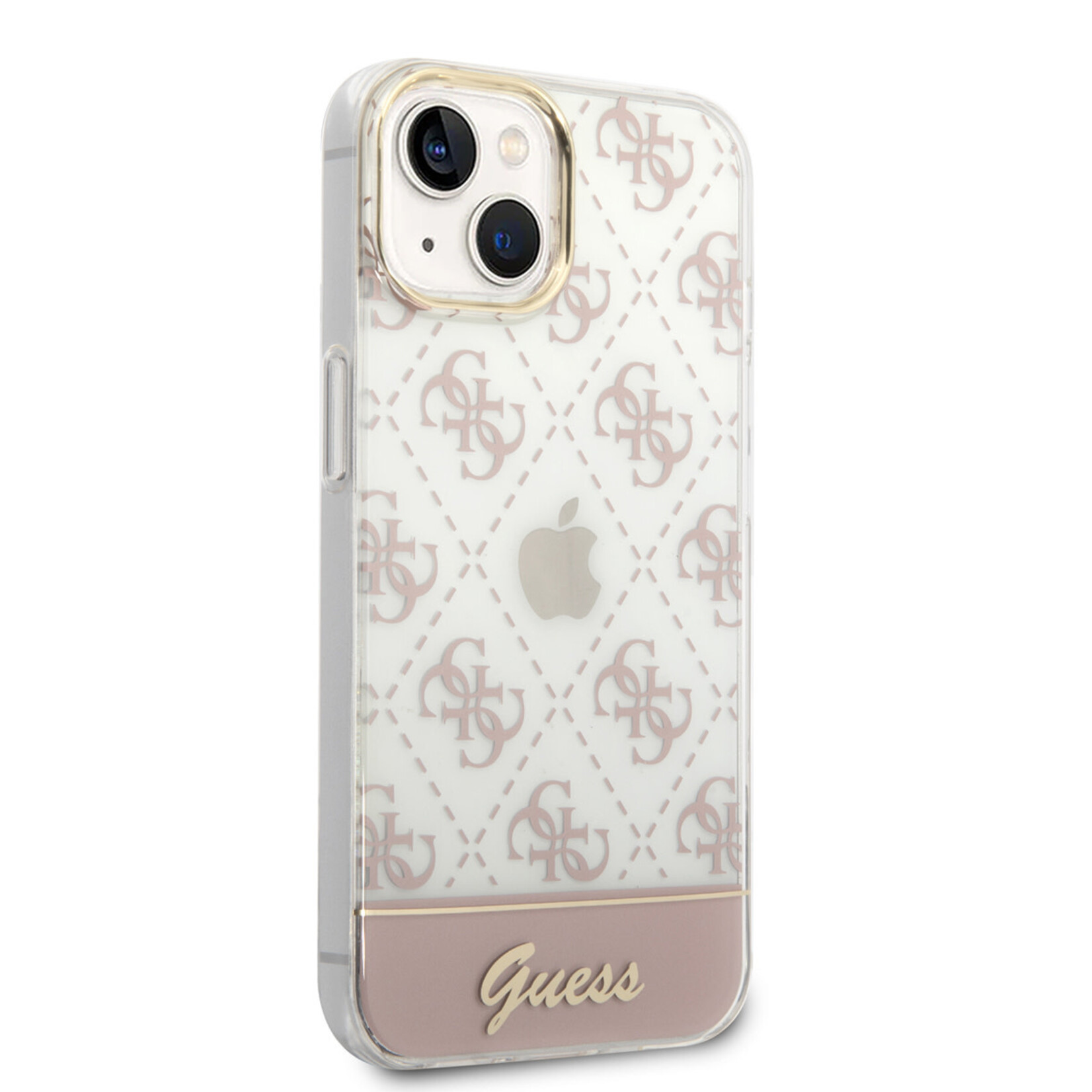 Guess Guess Roze TPU Telefoonhoesje voor Apple iPhone 14 Plus - Bescherm je Telefoon met Back Cover & TPU Materiaal