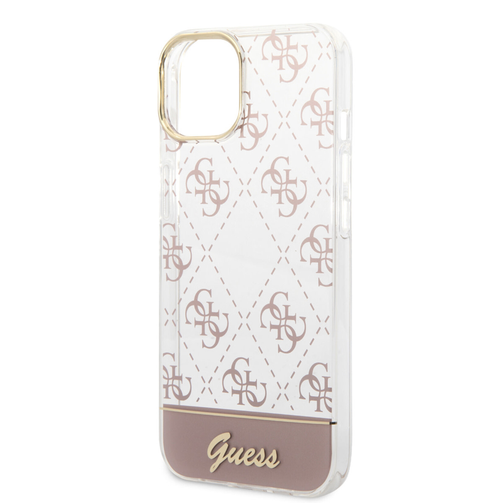 Guess Guess Roze TPU Telefoonhoesje voor Apple iPhone 14 Plus - Bescherm je Telefoon met Back Cover & TPU Materiaal