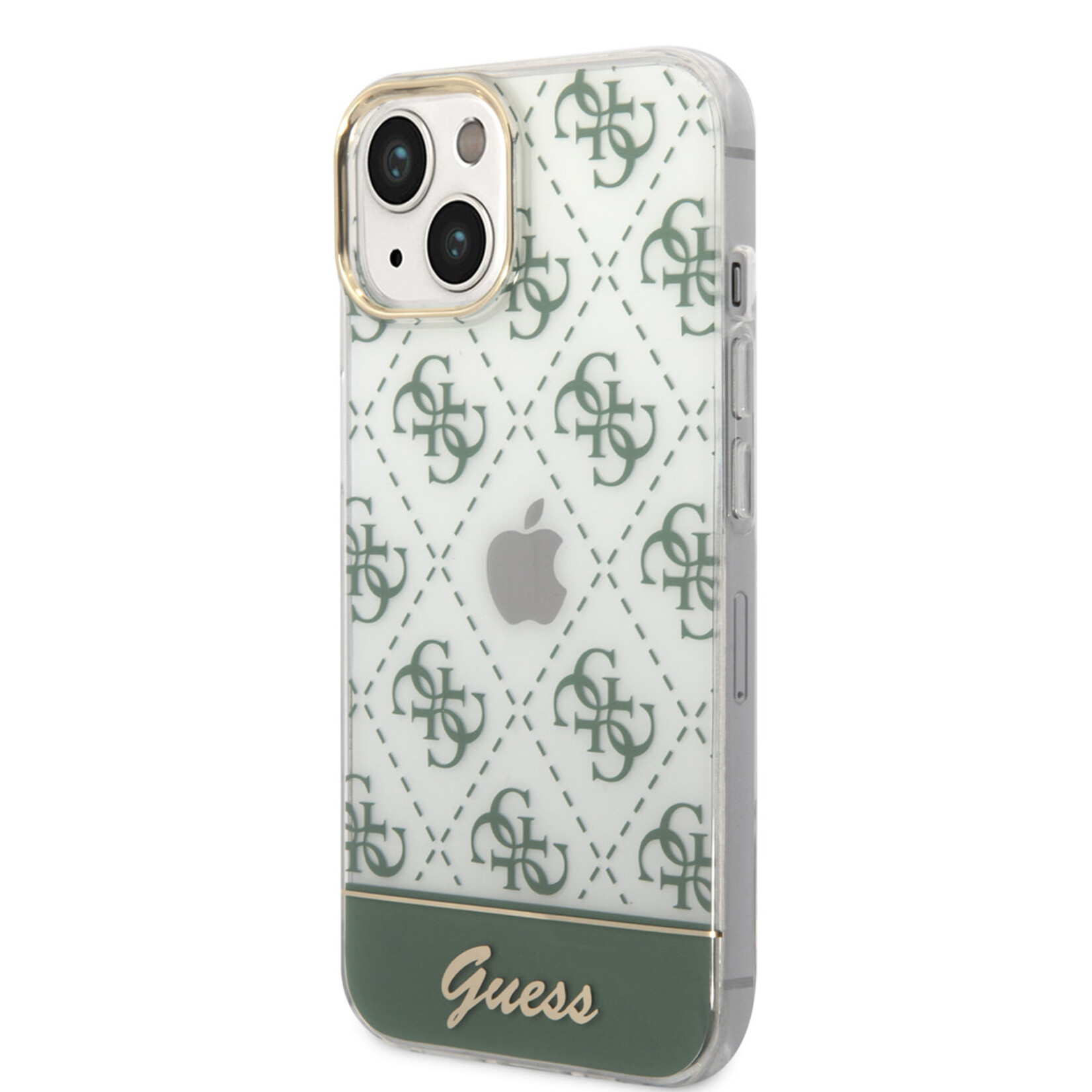 Guess Guess Telefoonhoesje voor Apple iPhone 14 - Beschermende TPU Back Cover - Groen