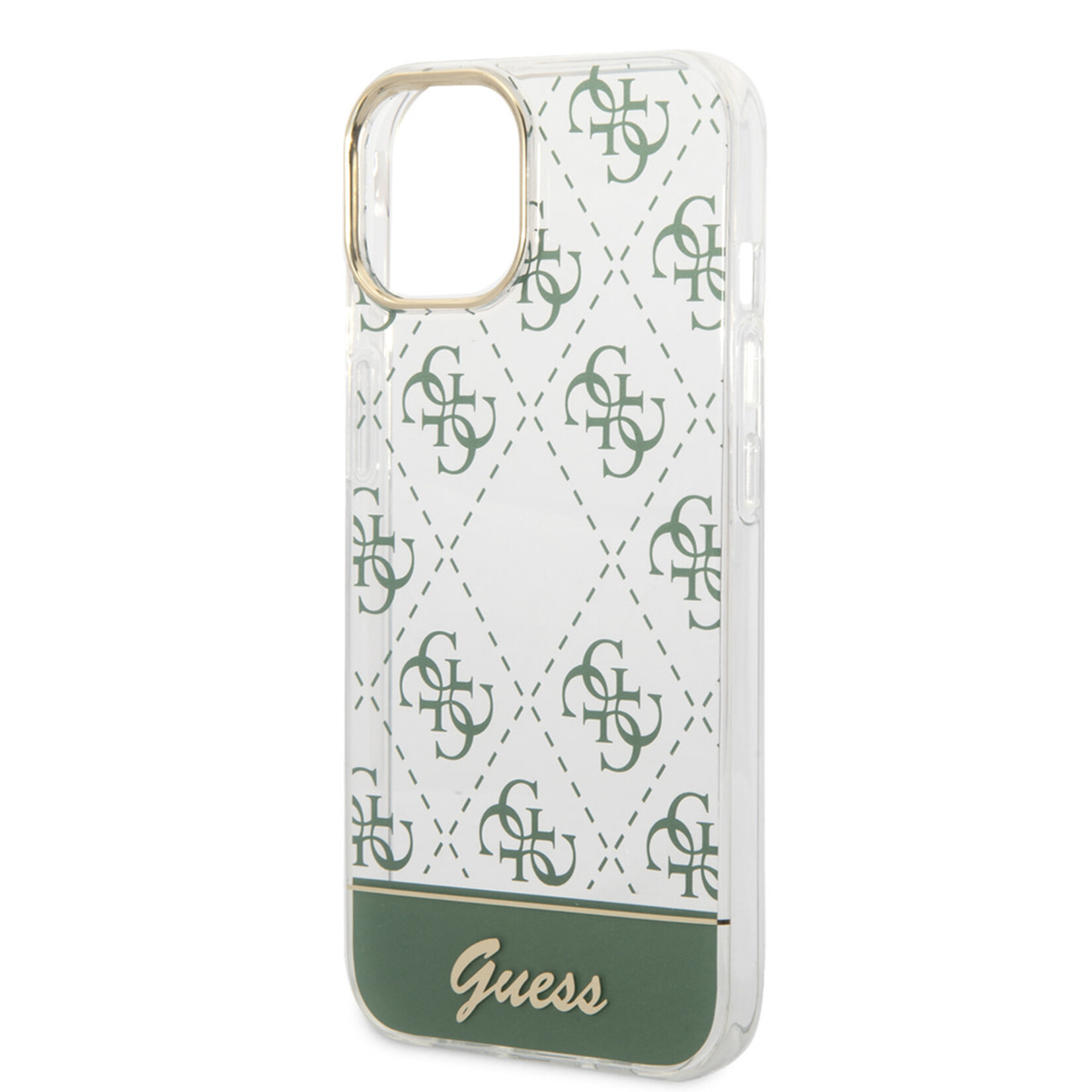 Guess Guess Telefoonhoesje voor Apple iPhone 14 - Beschermende TPU Back Cover - Groen