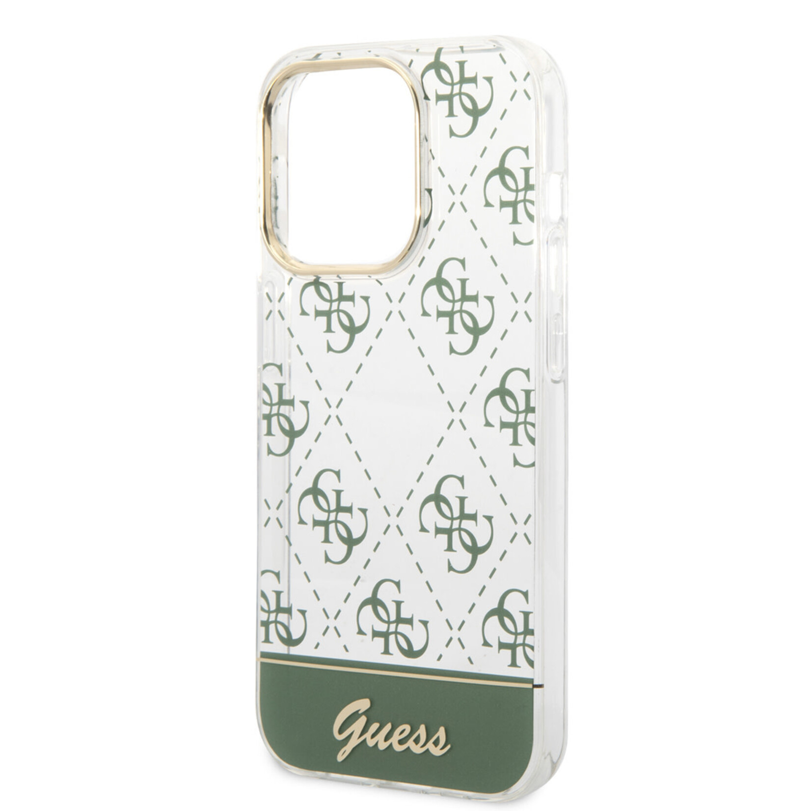 Guess Guess Groen TPU Back Cover Telefoonhoesje voor Apple iPhone 14 Pro Max - Bescherm je Telefoon & Geniet van Stijlvolle Look