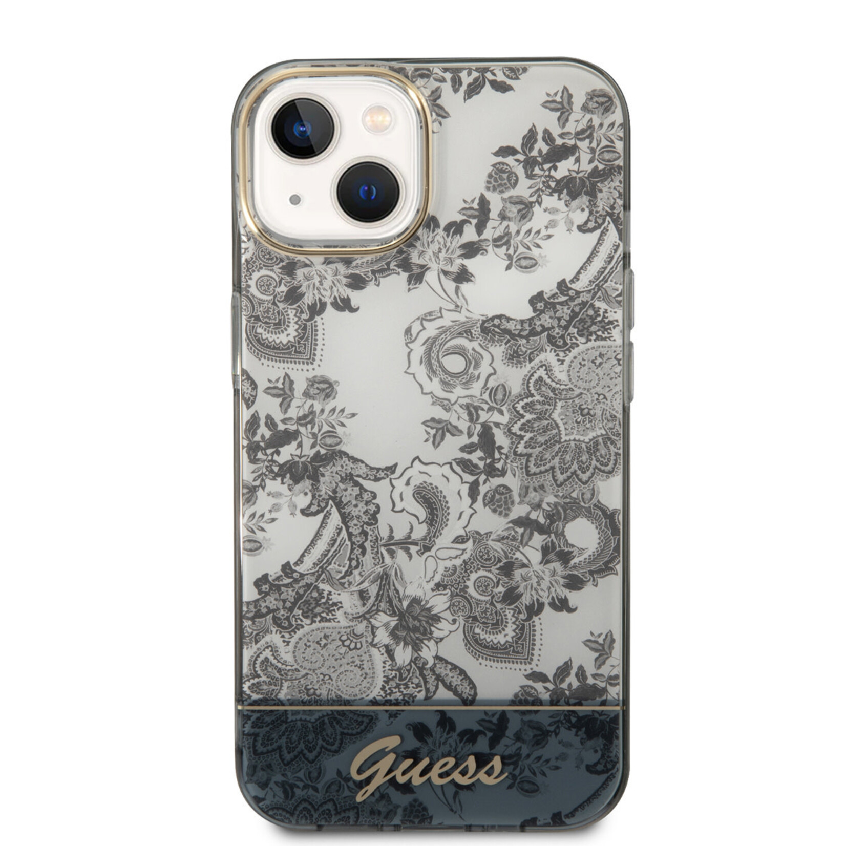 Guess Guess Grijs TPU Back Cover Telefoonhoesje voor Apple iPhone 14 – Bescherm je Telefoon & Geniet van Stijlvol Design