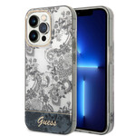 Guess Guess iPhone 14 Pro TPU Back Cover - Grijs, Bescherm Uw Telefoon met TPU-materiaal.