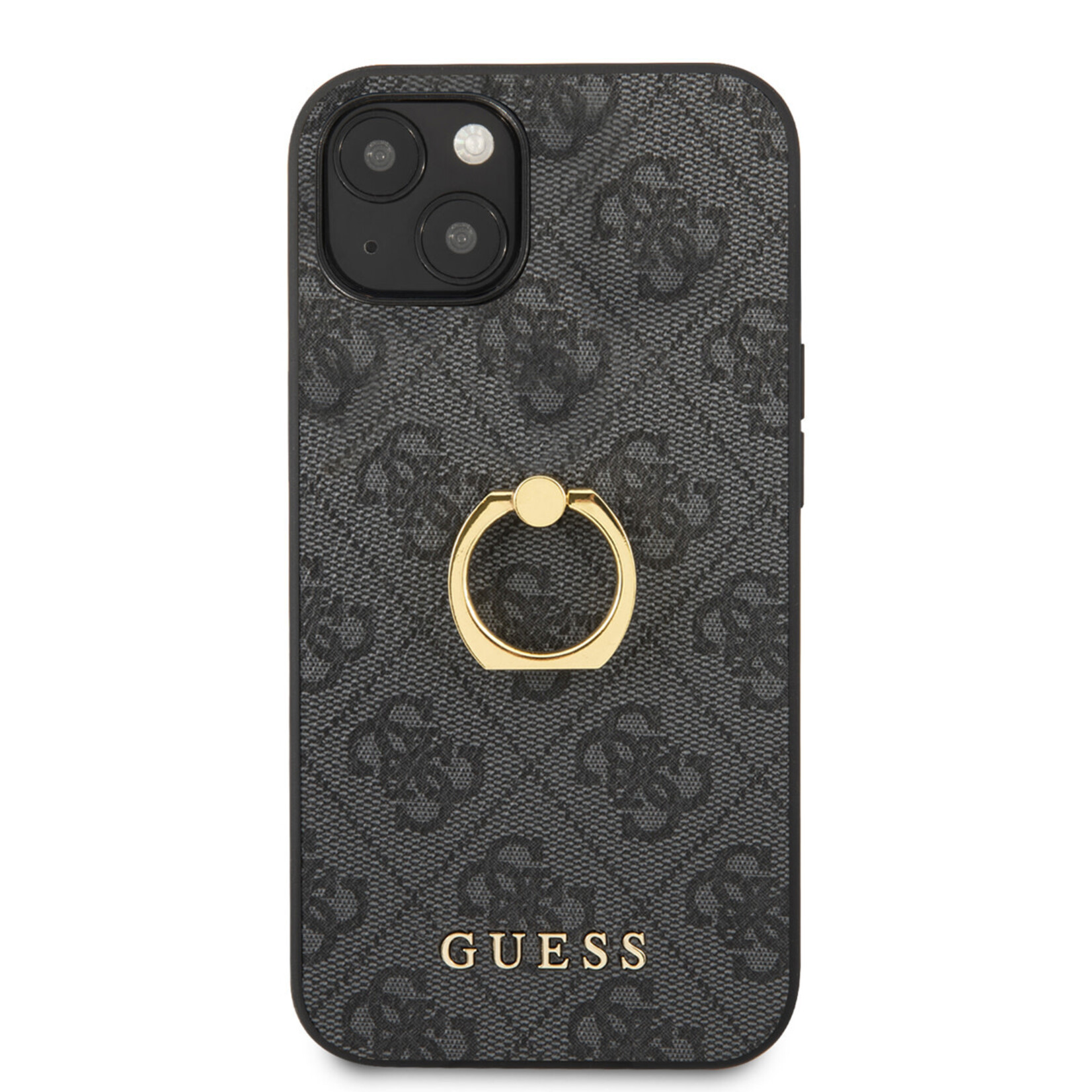 Guess Guess Telefoonhoesje voor Apple iPhone 14 - PU-materiaal, Kleur: Grijs, Back Cover Bescherming.