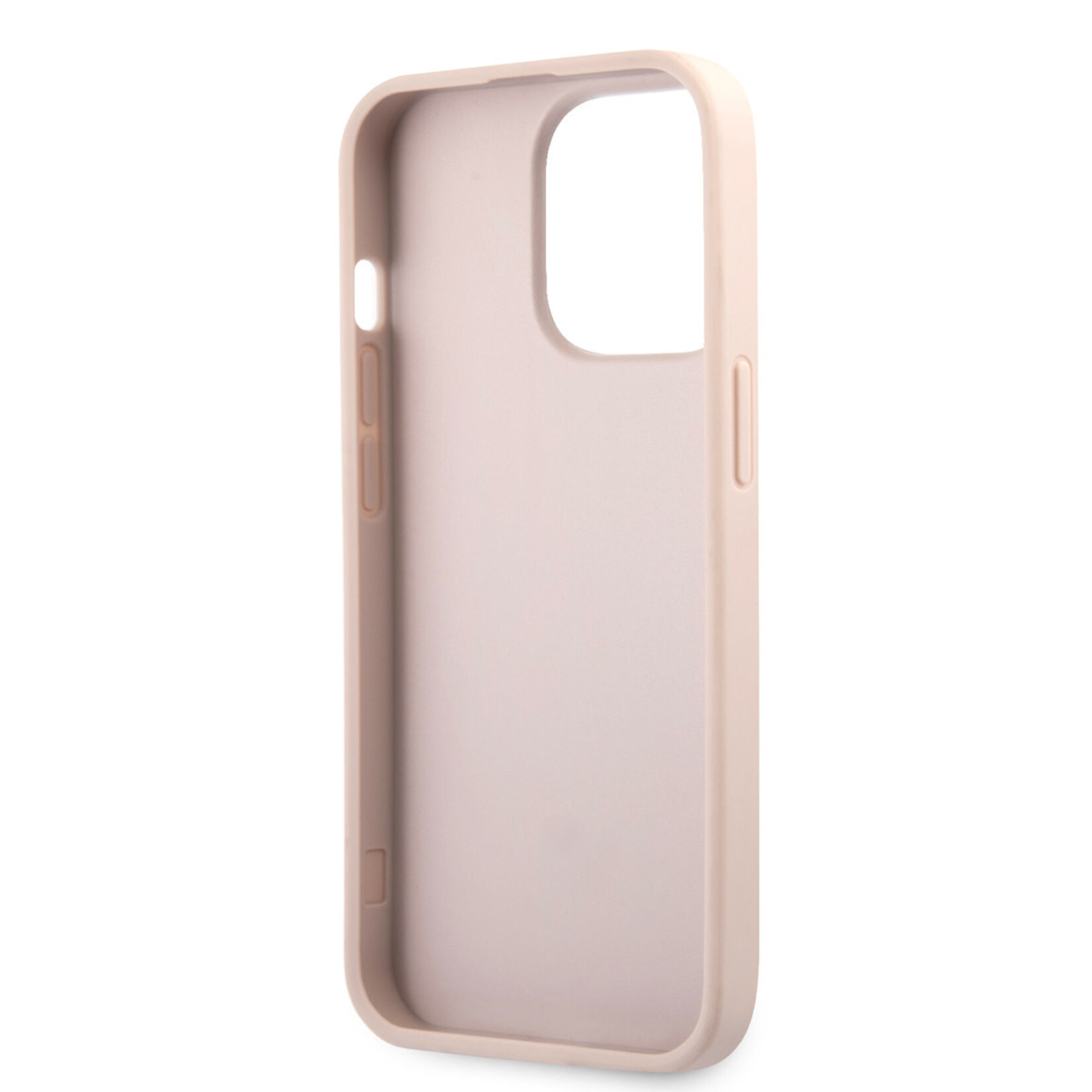 Guess Guess Apple iPhone 14 Pro Roze Back Cover Telefoonhoesje - PU-materiaal, Bescherming van Telefoon.