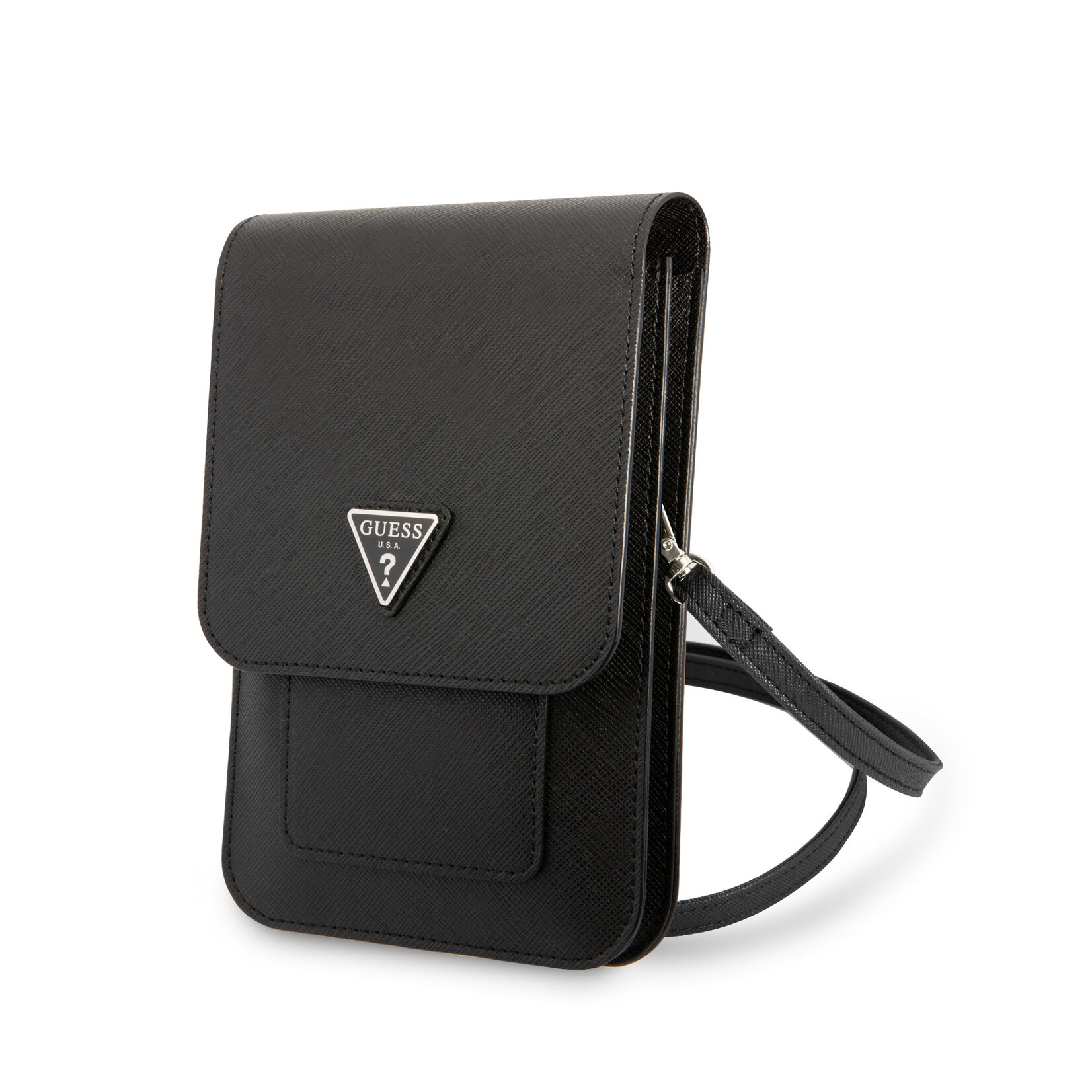 Guess Guess 7 inch Saffiano Wallet bag - Zwart - Triangle