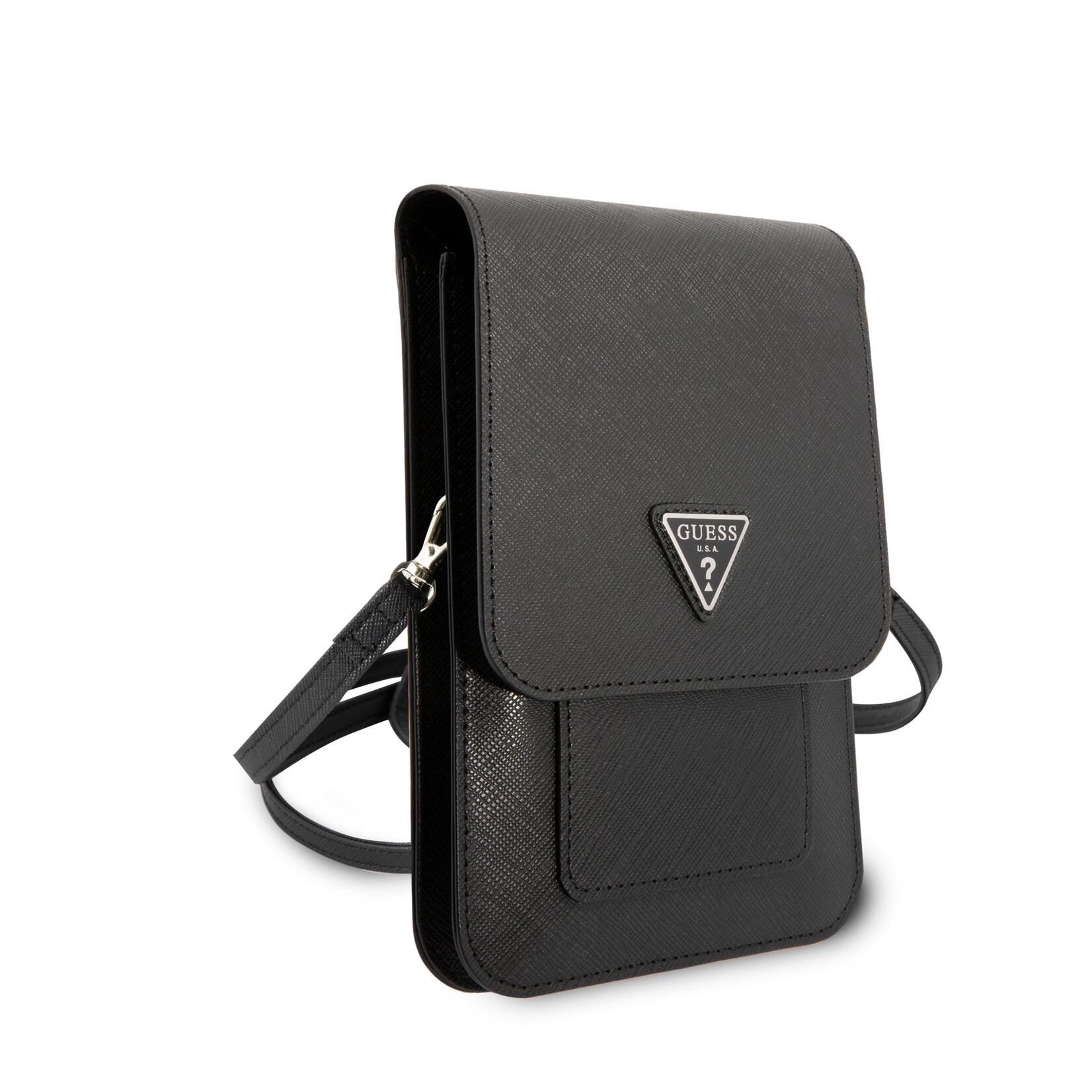 Guess Guess 7 inch Saffiano Wallet bag - Zwart - Triangle