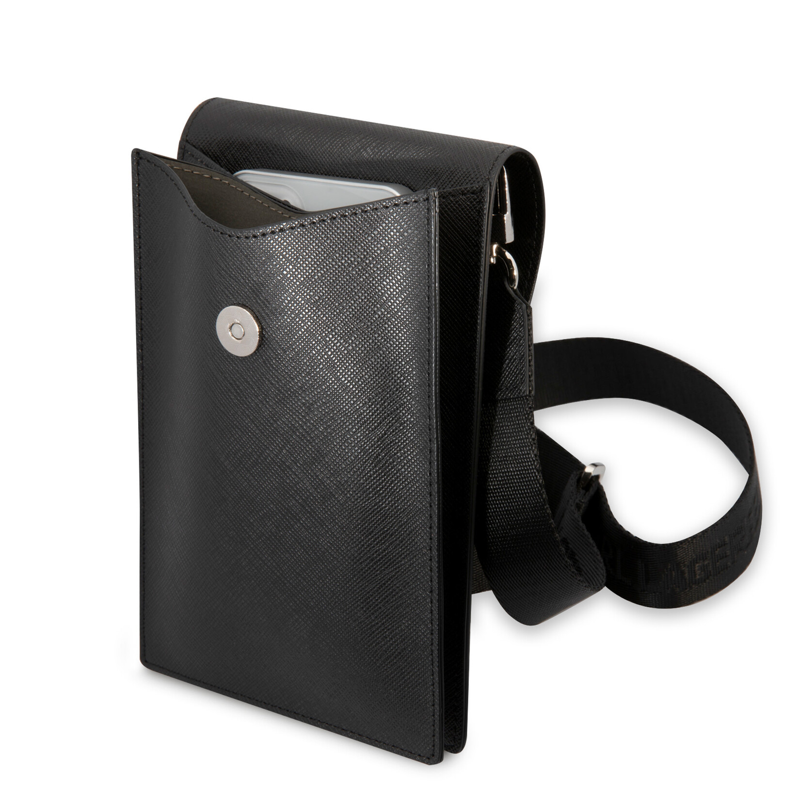 Karl Lagerfeld Karl Lagerfeld Universal phone pouch - With Chain - Zwart