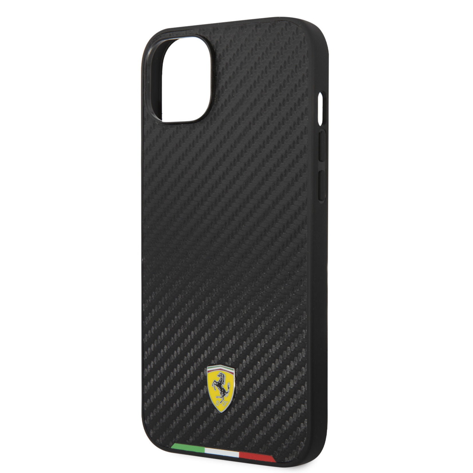 Ferrari Ferrari Telefoonhoesje voor Apple iPhone 14 Plus - PU;Carbon - Zwart - Bescherm uw Telefoon