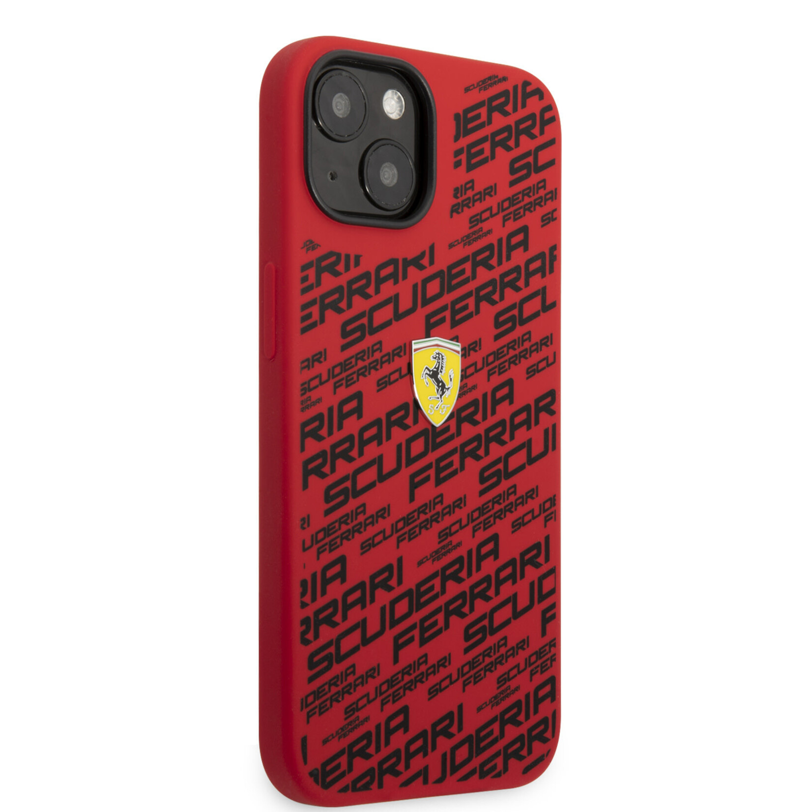 Ferrari Ferrari Silicone Back Cover Telefoonhoesje voor Apple iPhone 14 - Bescherm je Telefoon, Kleur: Rood