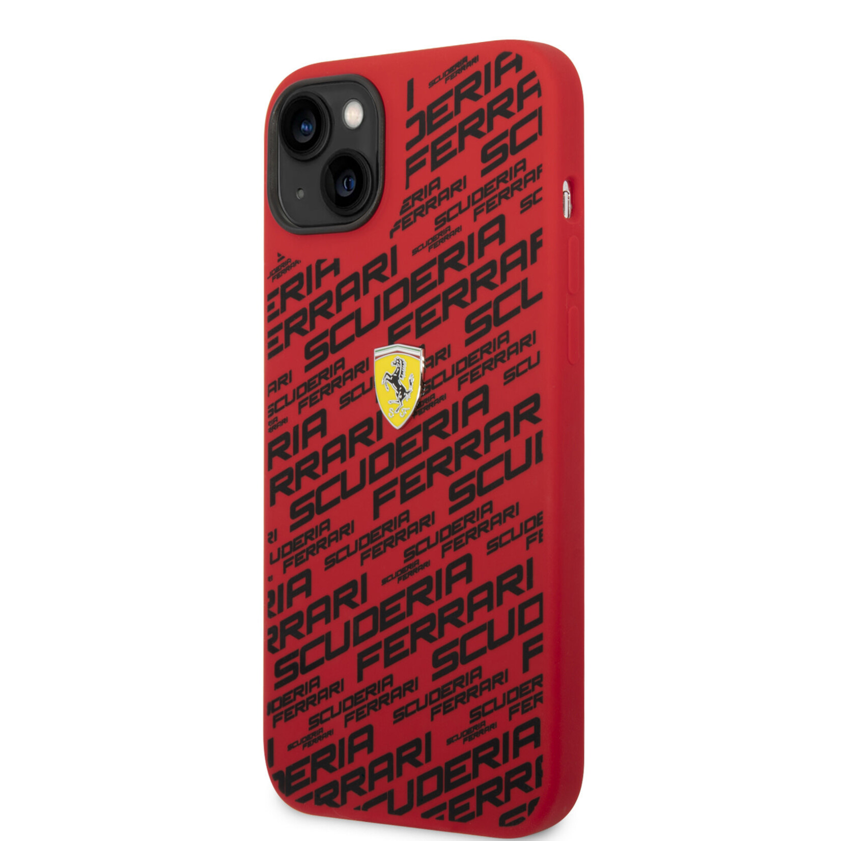 Ferrari Ferrari iPhone 14 Plus Silicone Back Cover Hoesje - Rood - Bescherming en Stijl voor uw Smartphone