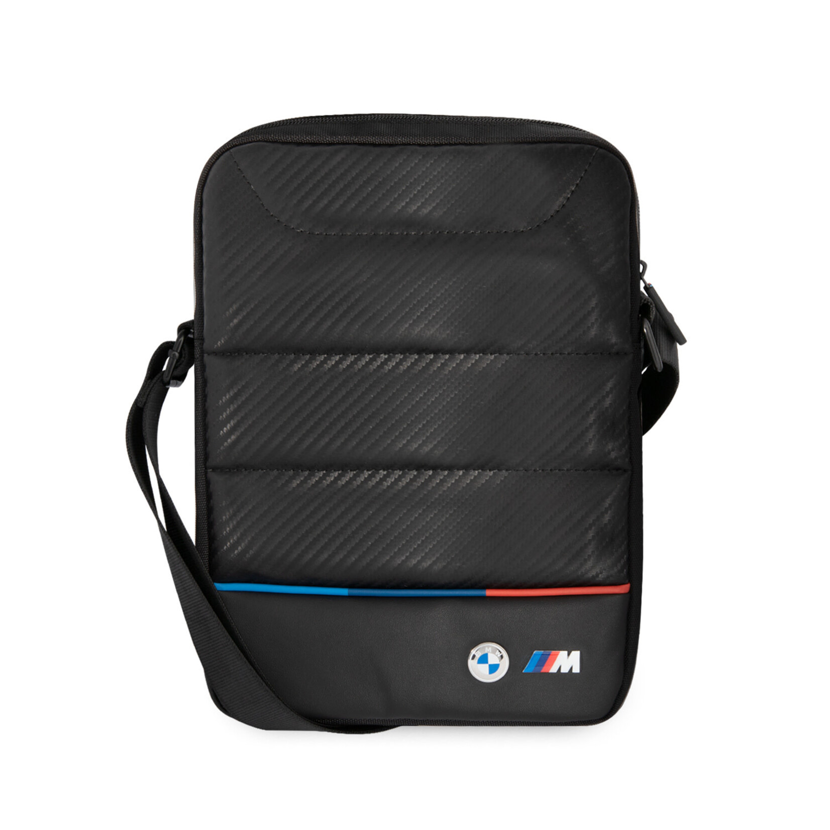 BMW BMW 10 Inch Tablet Bag - Carbon Tricolor - Zwart