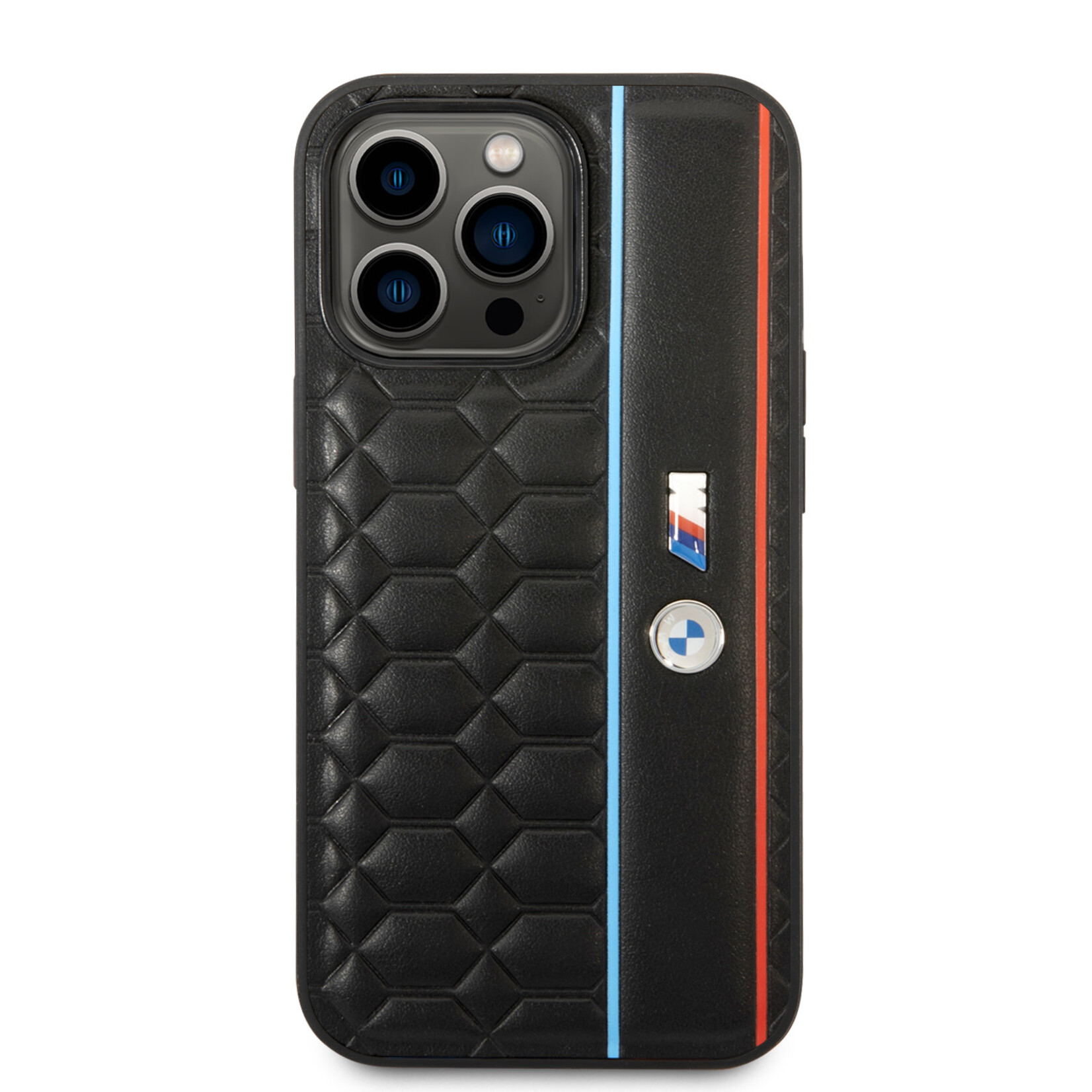 BMW BMW Telefoonhoesje voor Apple iPhone 14 Pro Max - Zwart, PU Back Cover, Beschermt je Telefoon.
