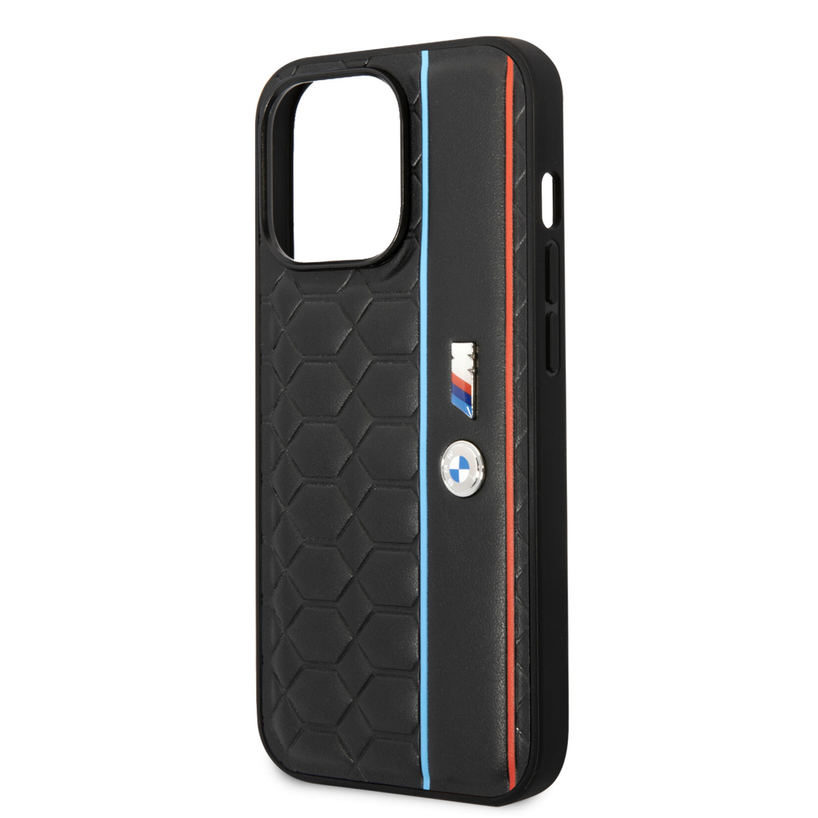 BMW BMW Telefoonhoesje voor Apple iPhone 14 Pro Max - Zwart, PU Back Cover, Beschermt je Telefoon.