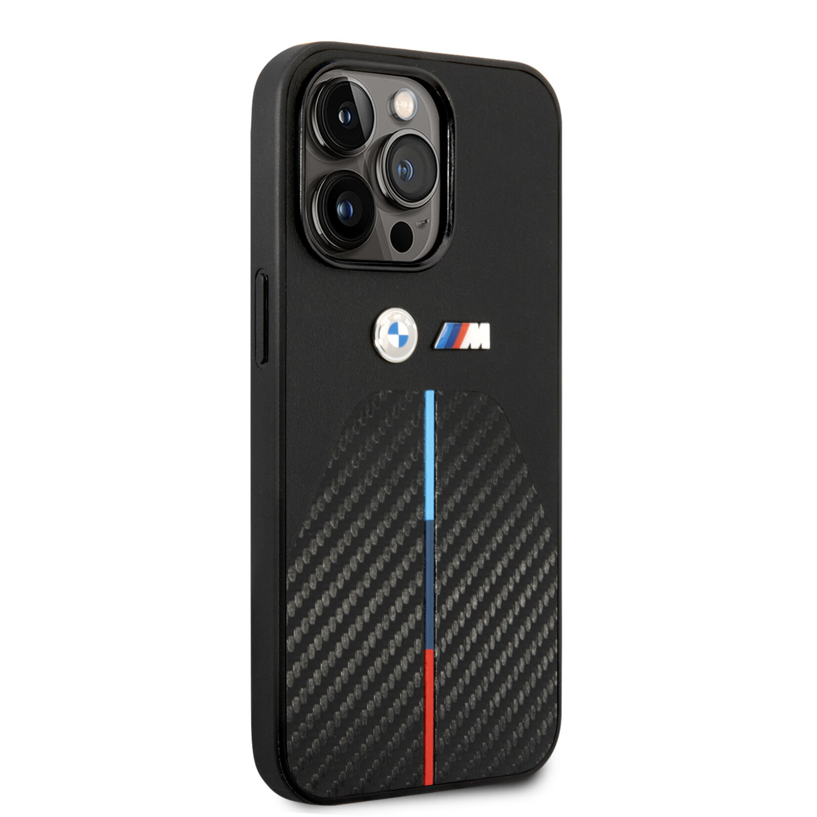 BMW BMW Pu Telefoonhoesje voor Apple iPhone 14 Pro - Bescherm je Telefoon & Kies uit Zwarte Achterkant - Uitstekende Bescherming & Comfort