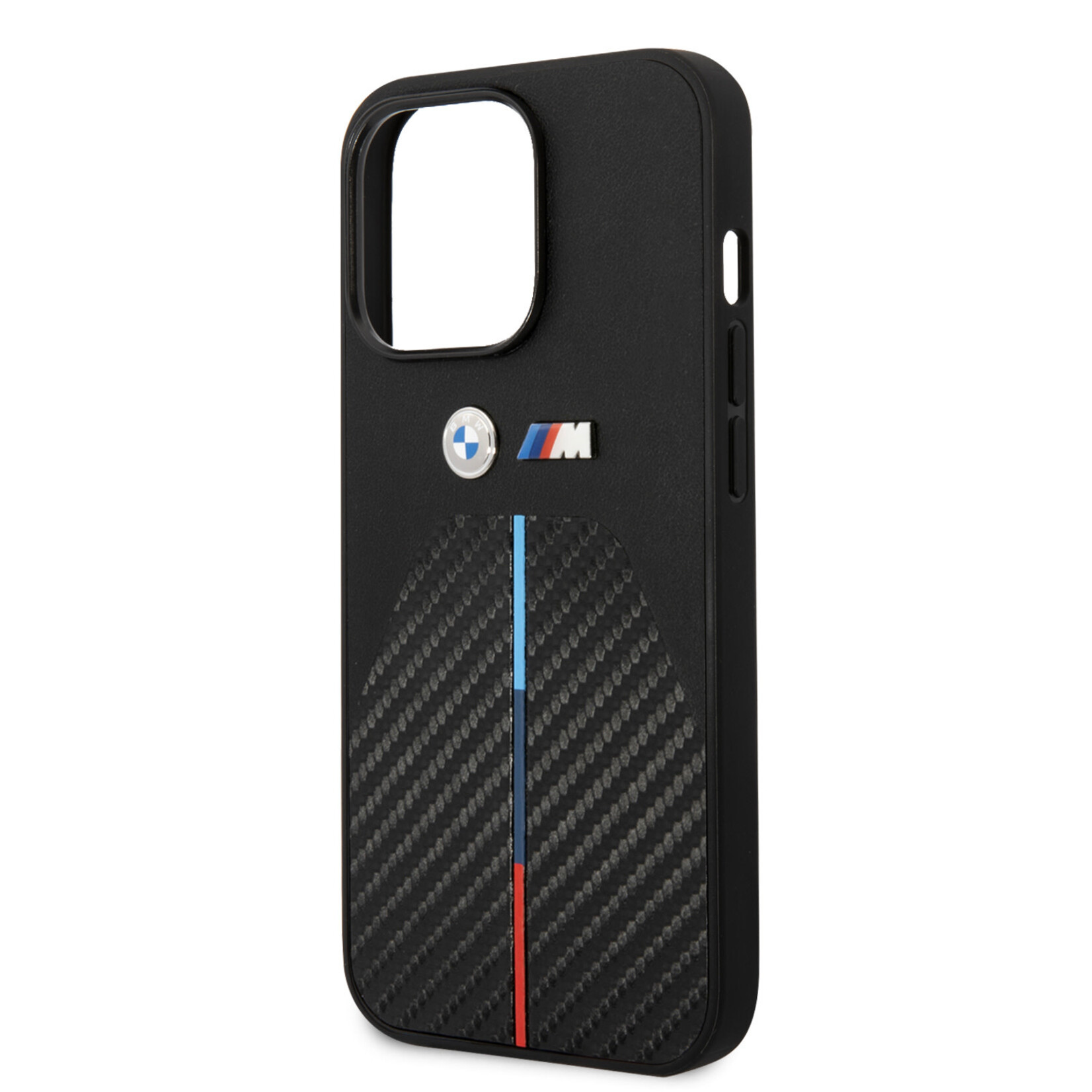 BMW BMW Pu Telefoonhoesje voor Apple iPhone 14 Pro - Bescherm je Telefoon & Kies uit Zwarte Achterkant - Uitstekende Bescherming & Comfort