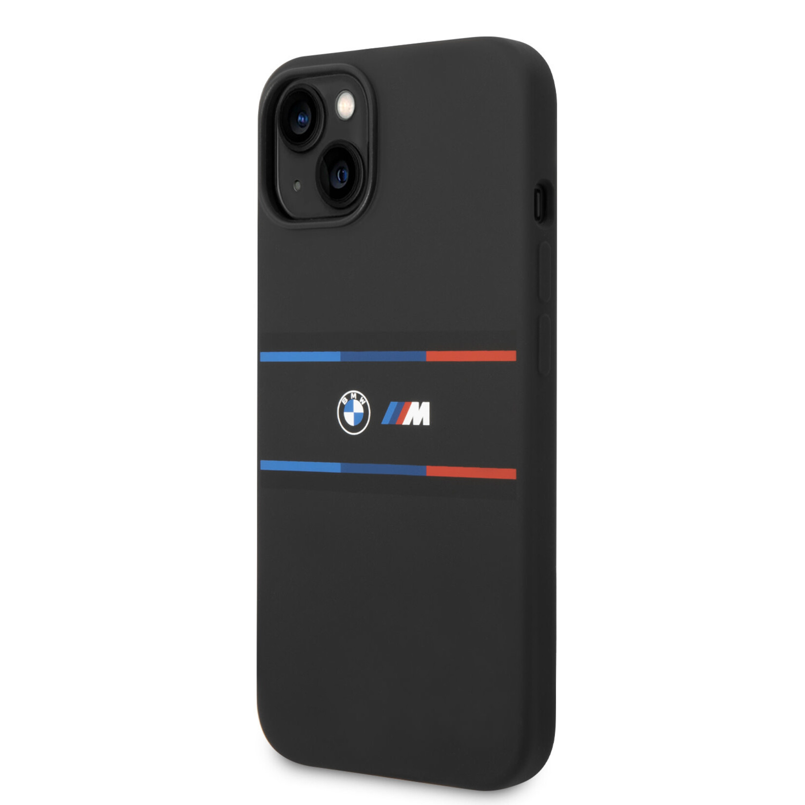 BMW BMW Silicone Back Cover voor Apple iPhone 14 Plus - Kleur: Zwart - Bescherming van Telefoon