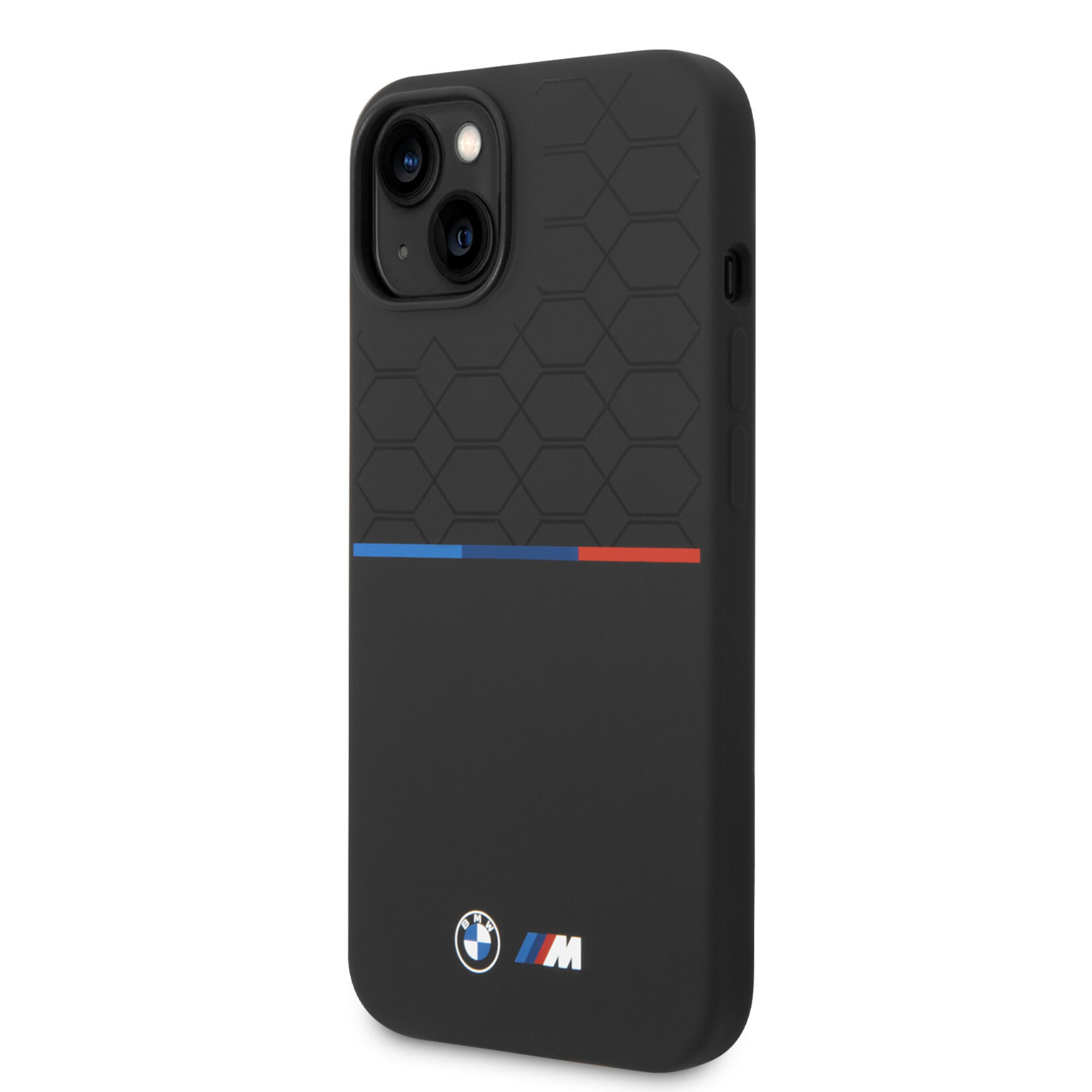 BMW BMW Silicone Back Cover voor Apple iPhone 14 Plus - Kleur: Zwart - Bescherming van Telefoon