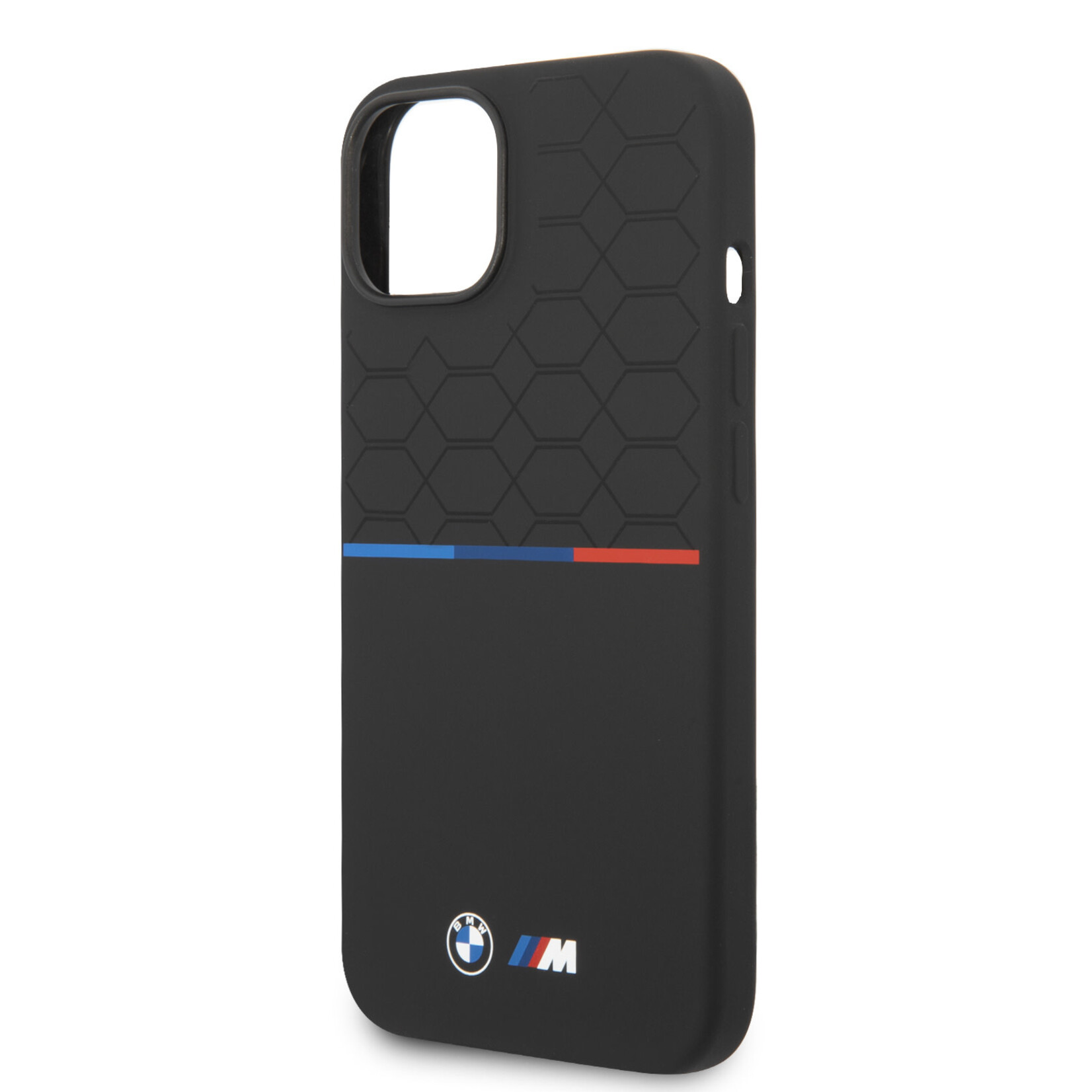 BMW BMW Silicone Back Cover voor Apple iPhone 14 Plus - Kleur: Zwart - Bescherming van Telefoon