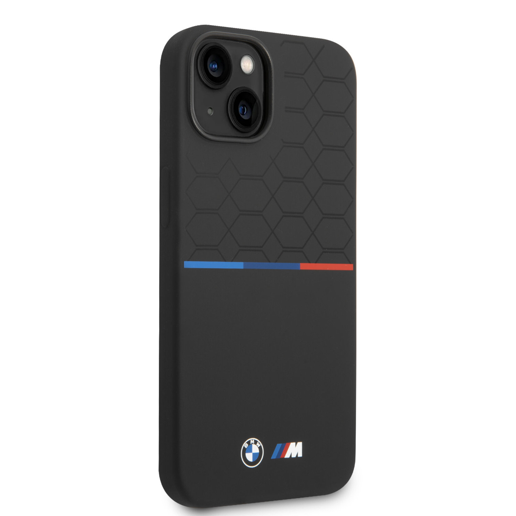 BMW BMW Silicone Back Cover voor Apple iPhone 14 Plus - Kleur: Zwart - Bescherming van Telefoon