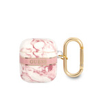 Guess Guess Airpods - Airpods 2 Case - Marble - Roze